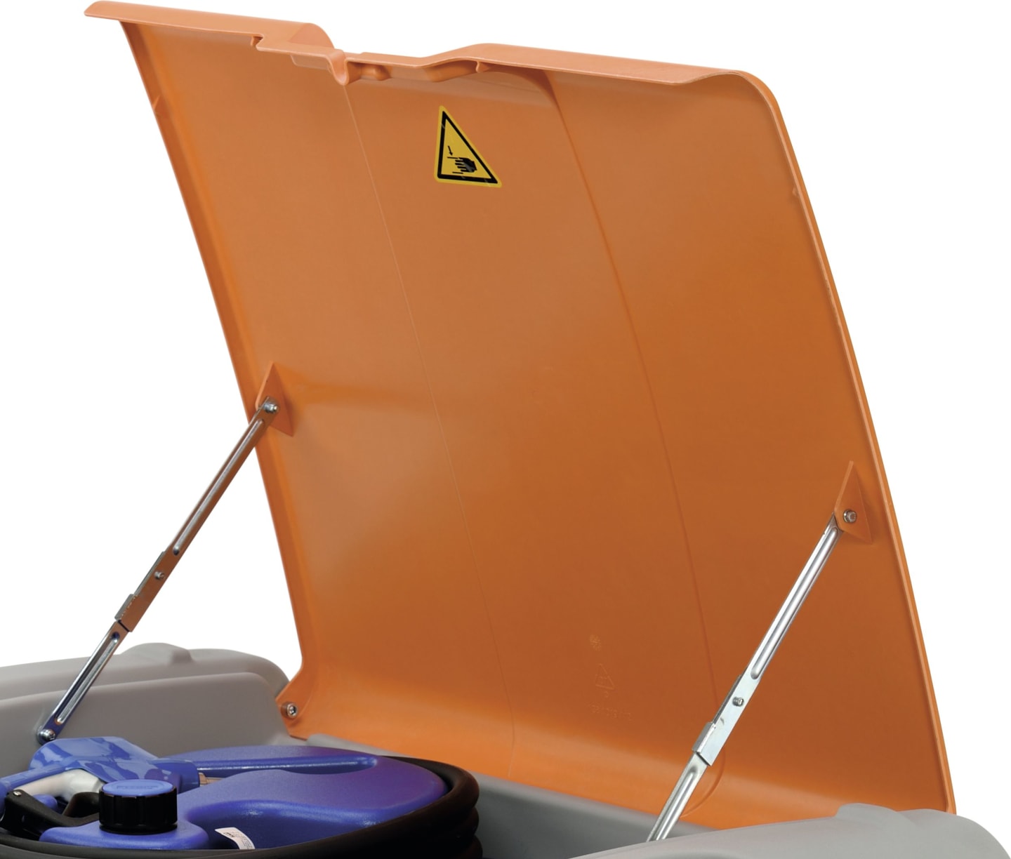 Cemo Klappdeckel orange, für Tankanlage DT-Mobil Easy 210 l, 11062