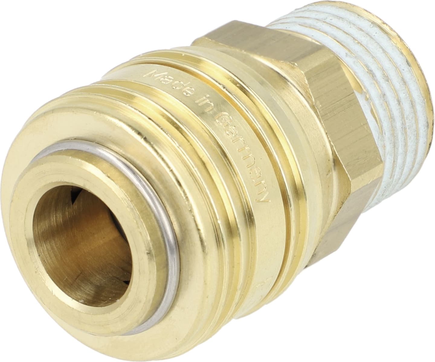 Druckluftmuffe G 1/2"-14 AG, Euro NW 7,2, Messing