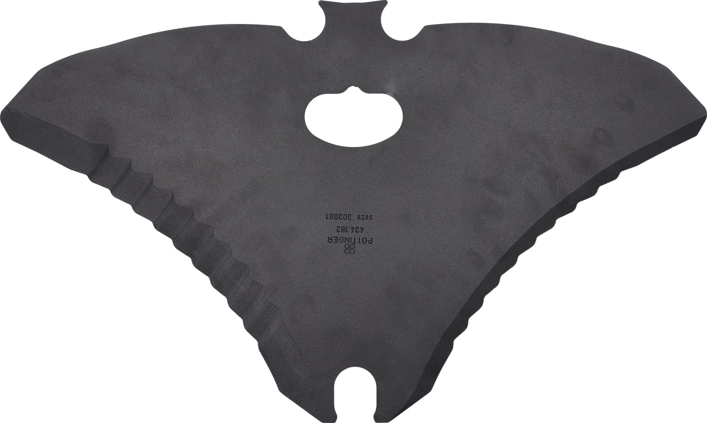 Pöttinger Wendemesser 324 x 271 x 5 mm für Ladewagen Europrofi, Torro, 434.182