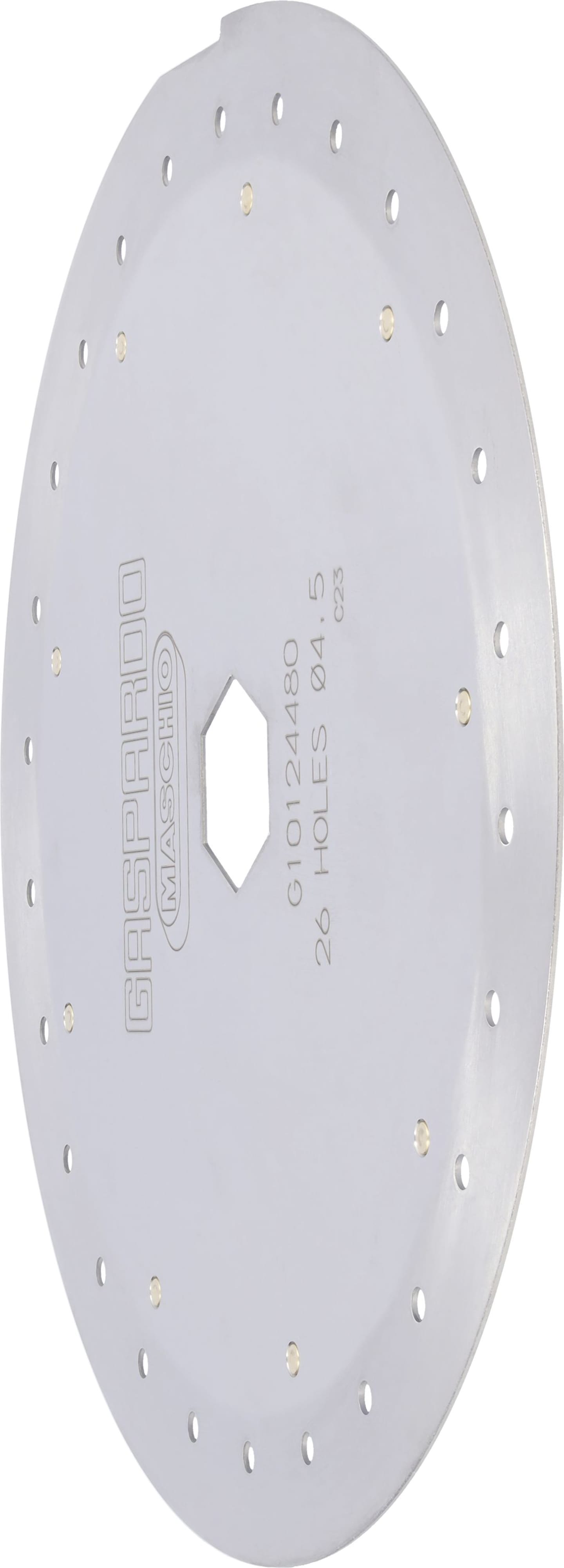 Gaspardo Säscheibe Set mit 6 x Säscheibe Mais, 26 Bohrungen 4,5 mm, für Sämaschine MTE-R Isiotronic 6-reihig ab Bj. 19, G10124480R
