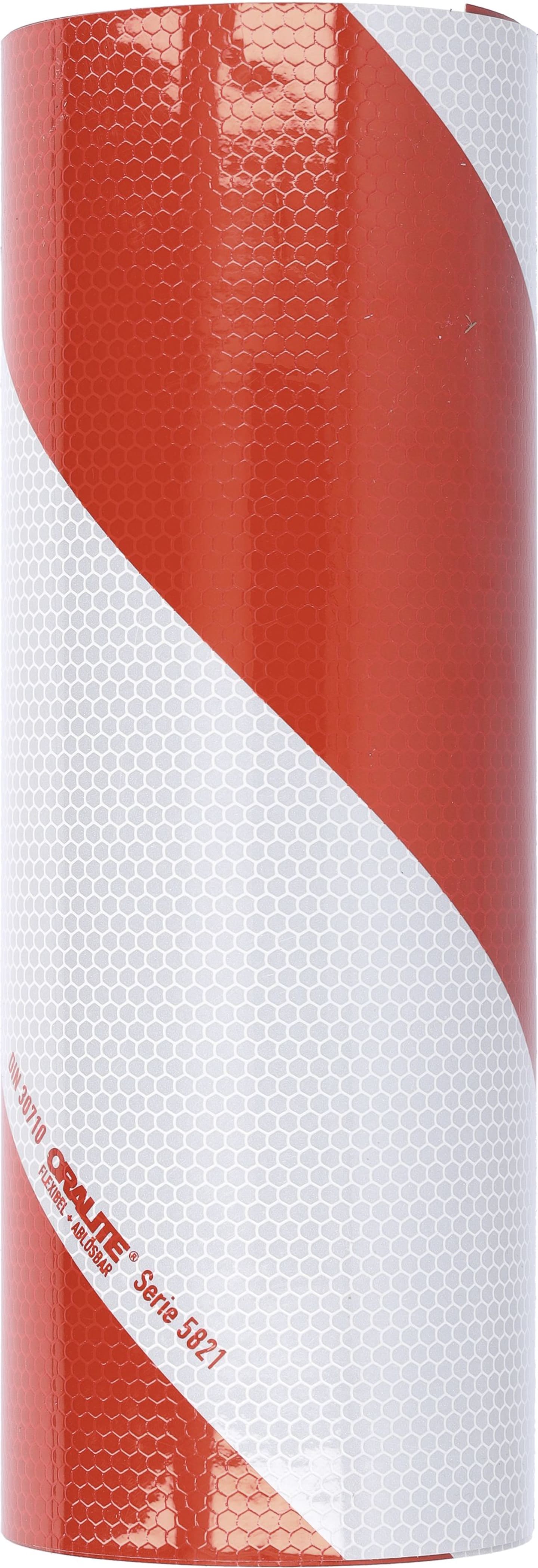 Warnmarkierung "Typ 2" 45,7 m x 282 mm, rechts, für Anbaugeräte in der Land- und Forstwirtschaft, Kommunalfahrzeuge