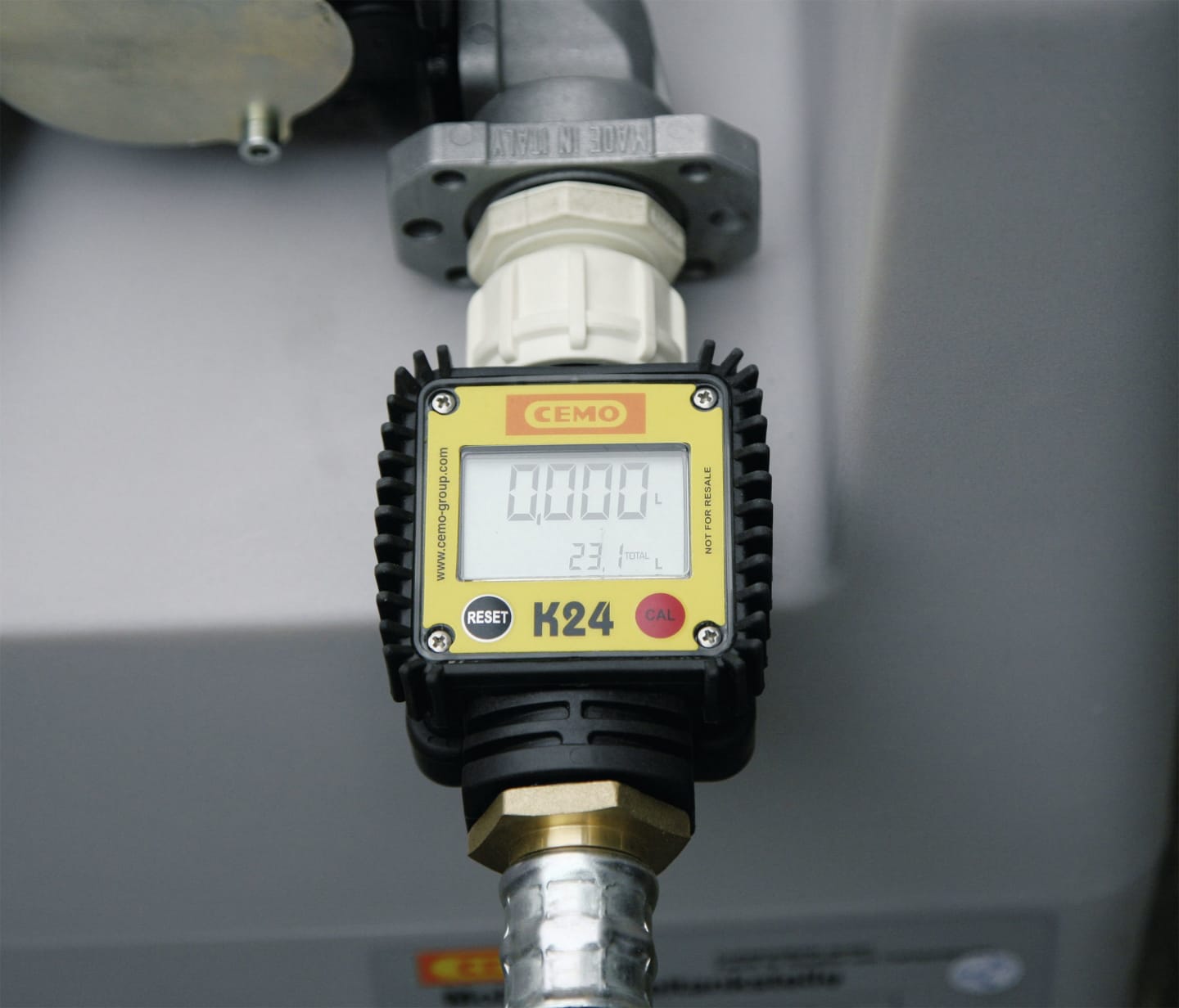 Cemo Durchflusszähler "K24" digital, Diesel, für Tankanlage DT-Mobil Easy 200 l, 8832