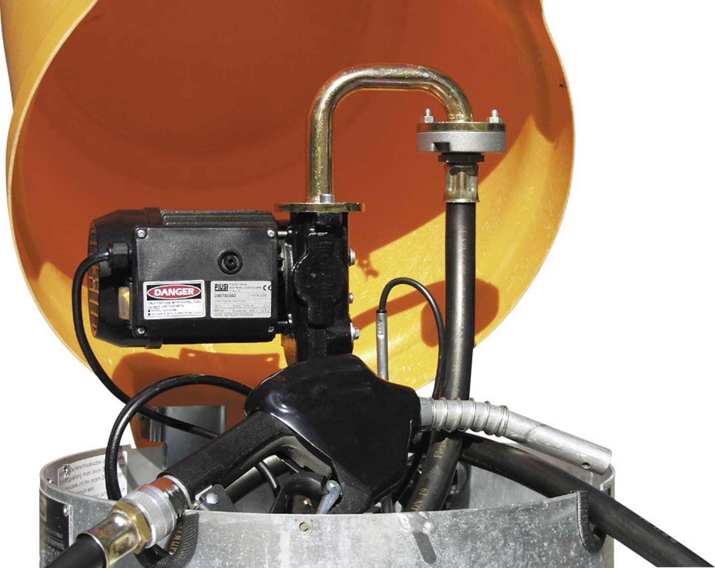 Cemo Elektropumpe 230 V, Diesel, mit Automatik-Zapfpistole, für Tankanlage DT Mobil, DT Mobil liegend