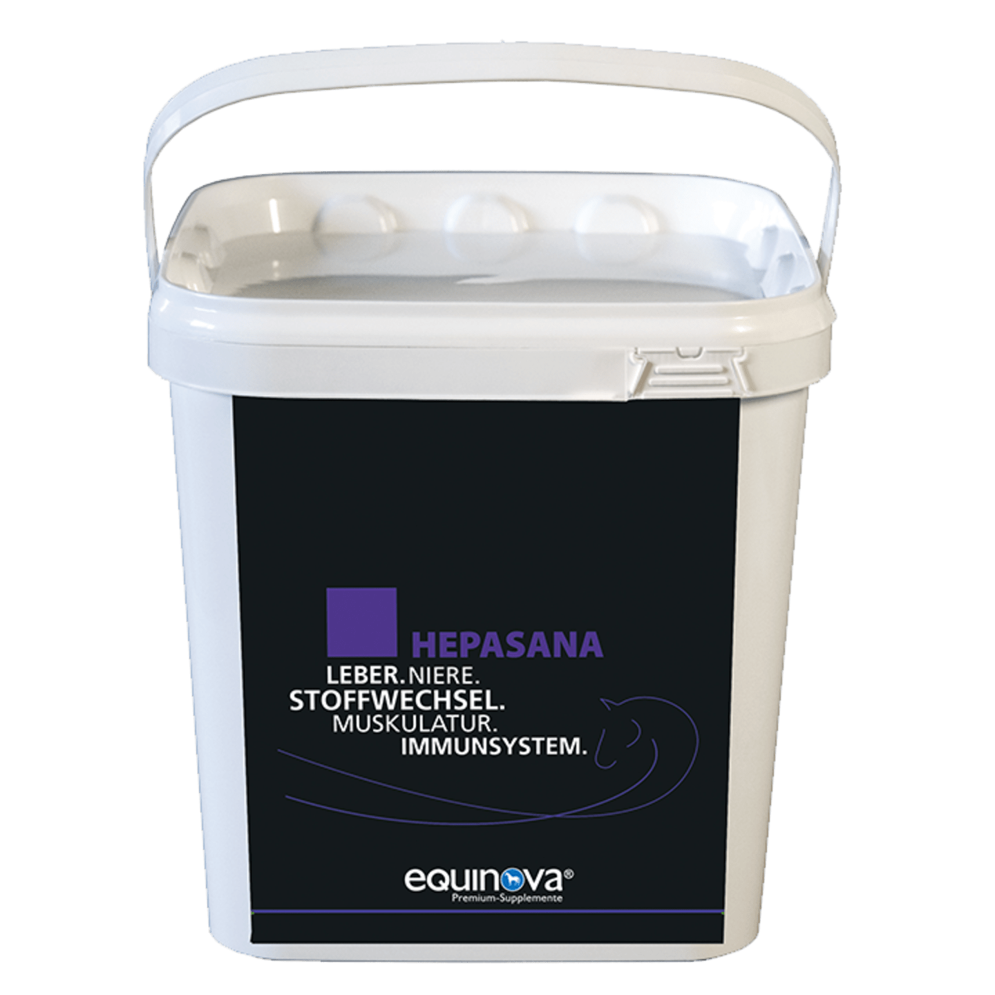 Equinova Hepasana mit Wirkstoffen für die Leber 3 kg Eimer