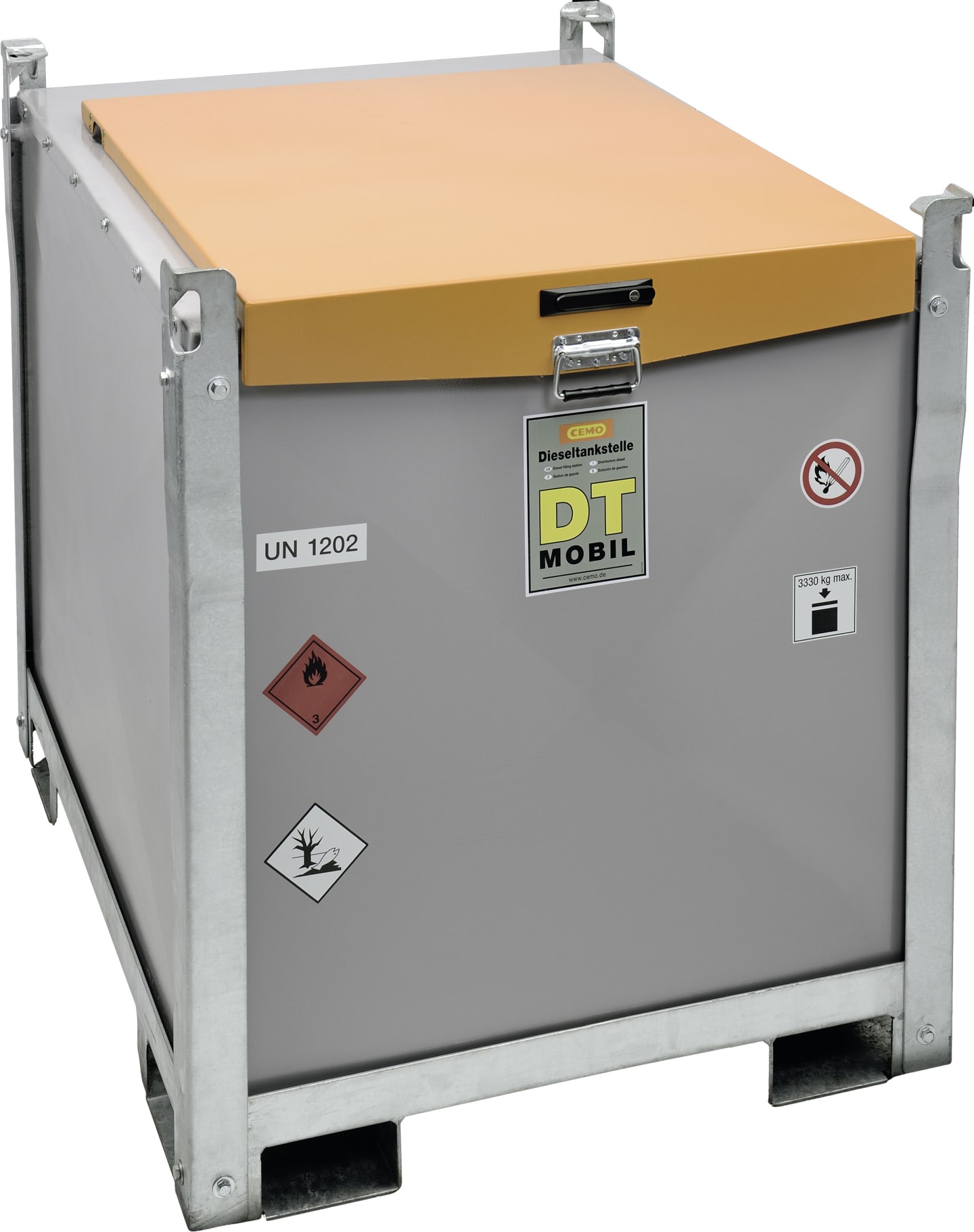 Cemo Tankanlage "DT-Mobil Pro ST Premium" 980 l für Diesel, mobil, mit ADR-Zulassung