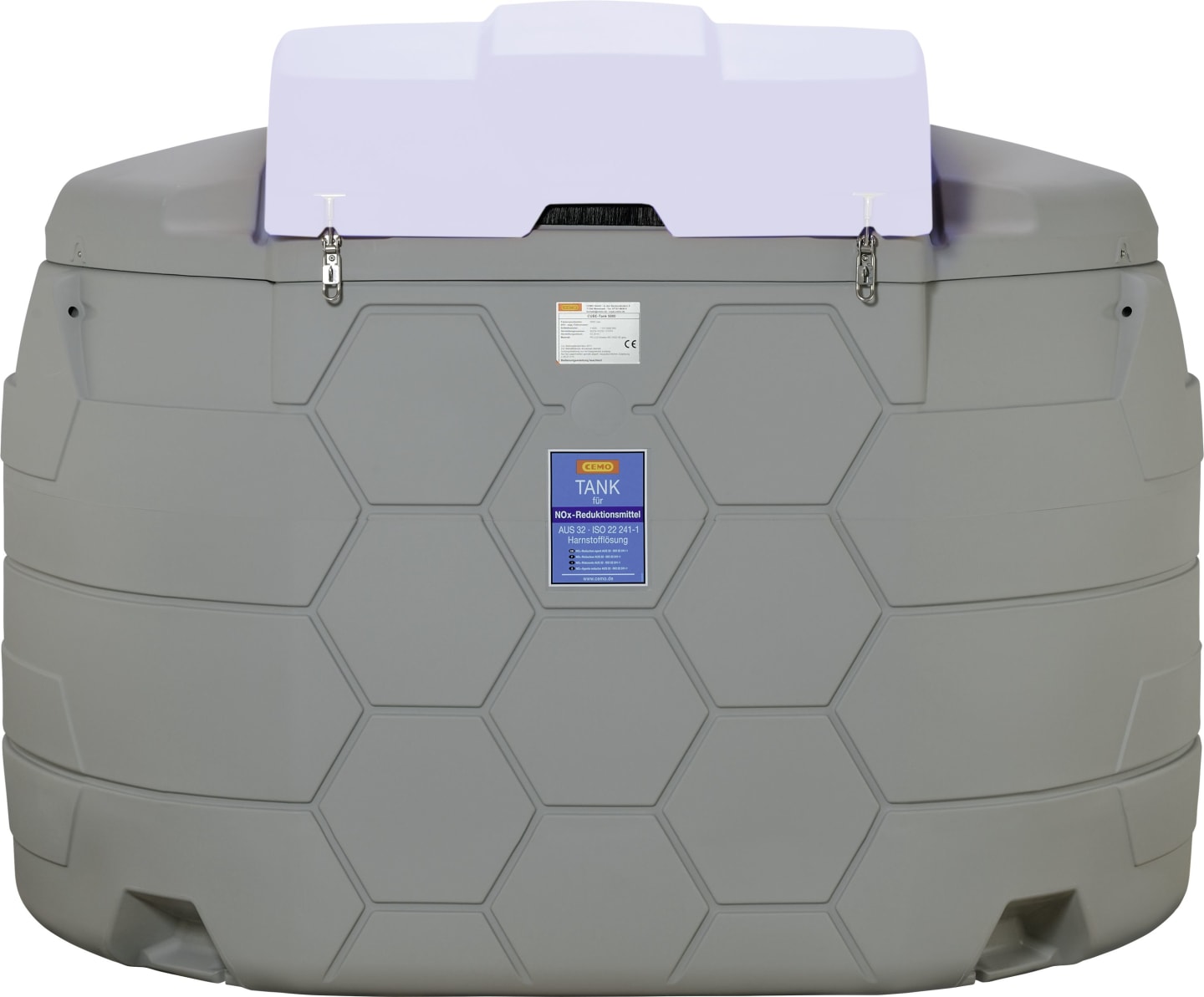 Cemo Tankanlage "Cube Adblue® Indoor Basic" 5.000 l, für AdBlue®, stationär, 230 V-Pumpe, ohne Deckel, 11140