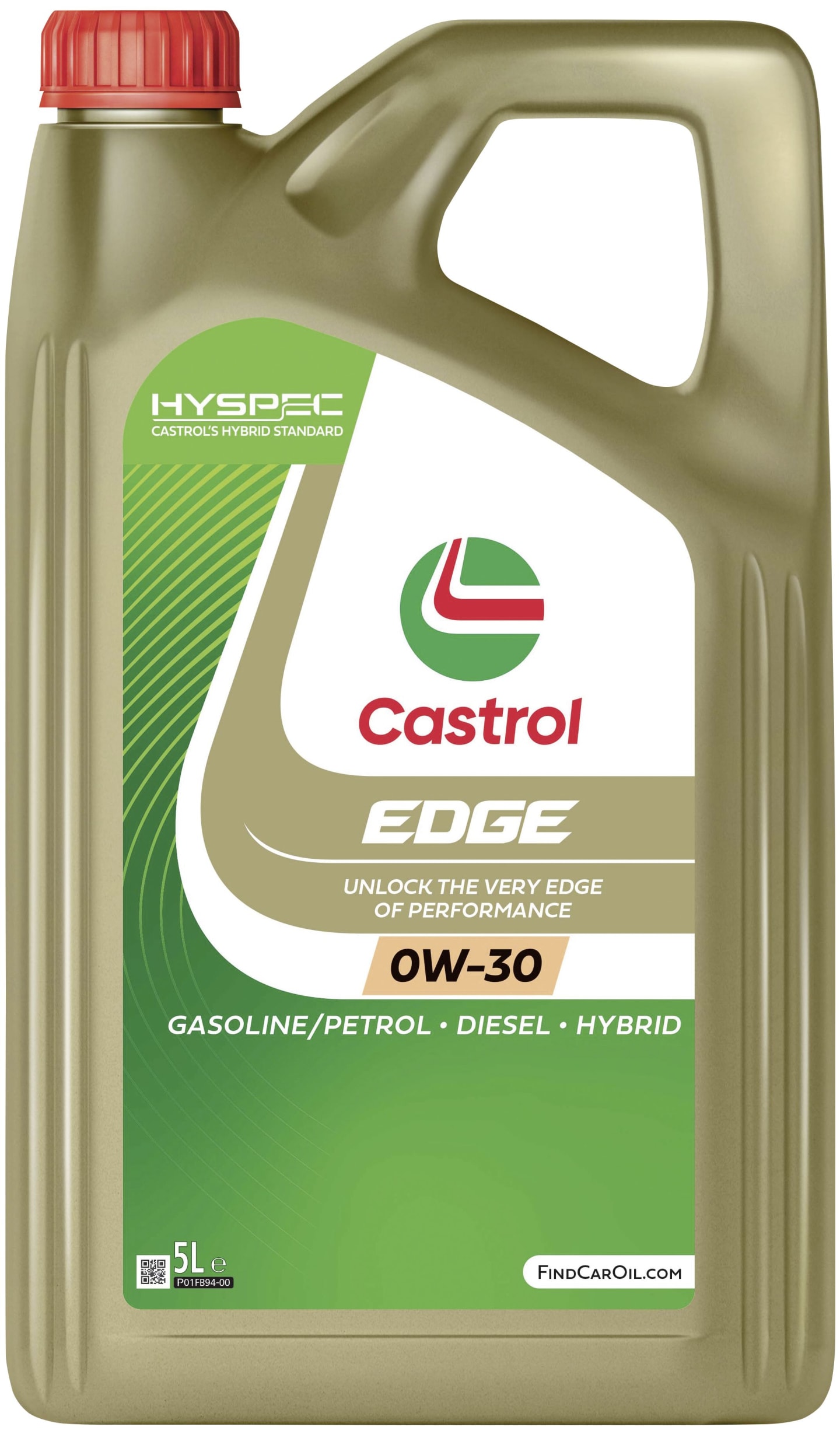 Castrol EDGE 0W-30 5 Liter Kanister SAE 0W-30 Motoröl, Leichtlauföl, für PKW