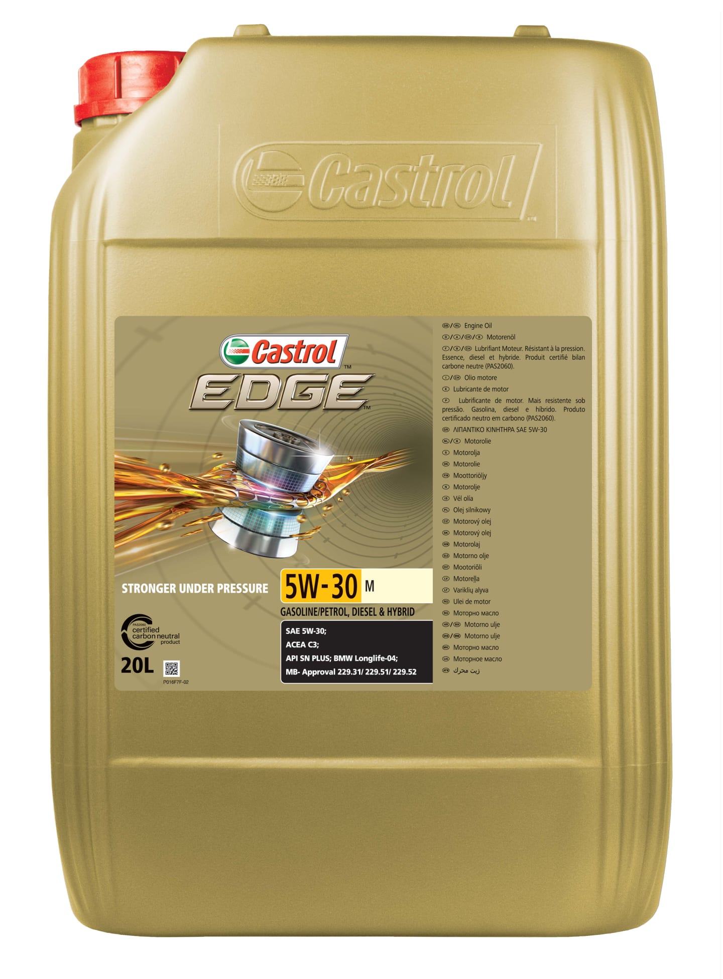 Castrol EDGE 5W-30 M 20 Liter Kanister SAE 5W-30