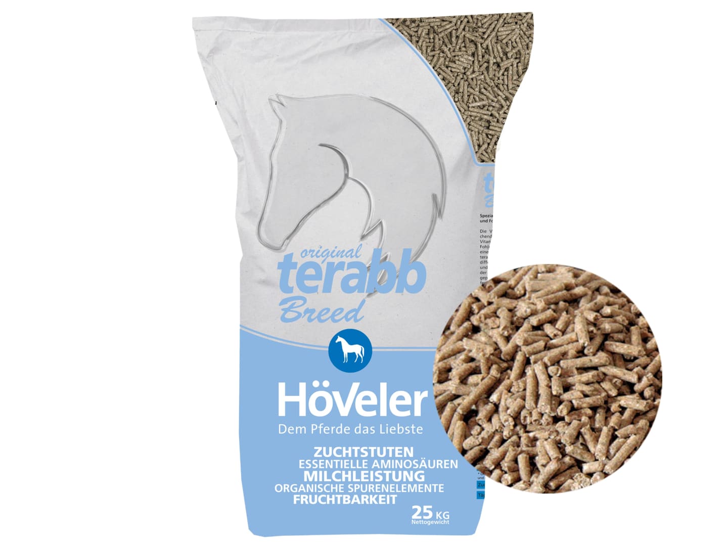 Höveler Terabb Breed Zuchtfutter für Mutterstuten, Deckhengste und Fohlen