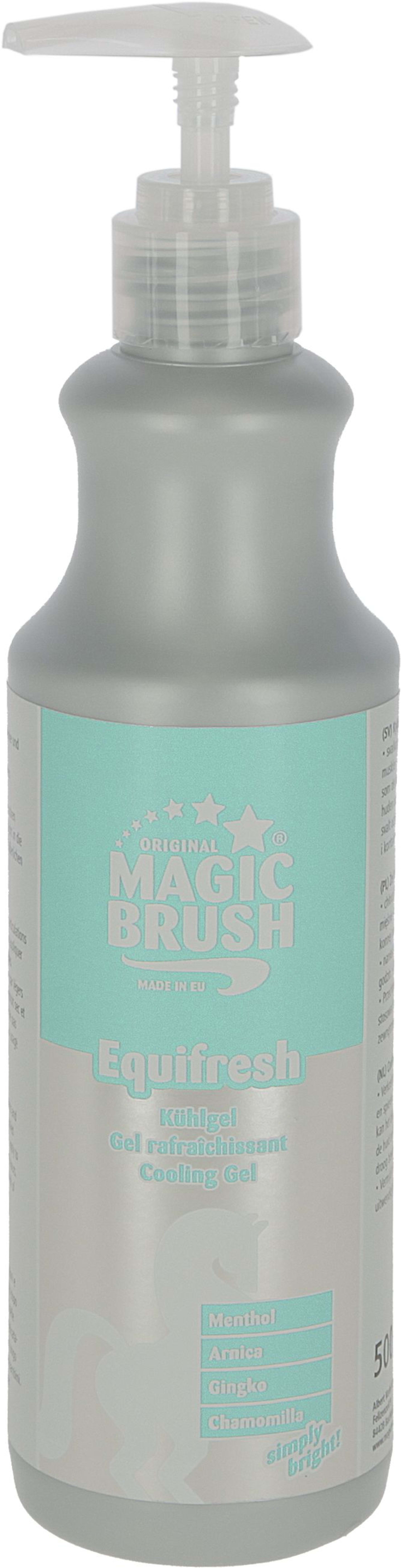 MAGIC BRUSH® Kühlgel "Equifresh" 500 ml mit Pumpflasche für das Kühlen von müden Beinen, Sehnen, Gelenken und Muskeln, 3223440