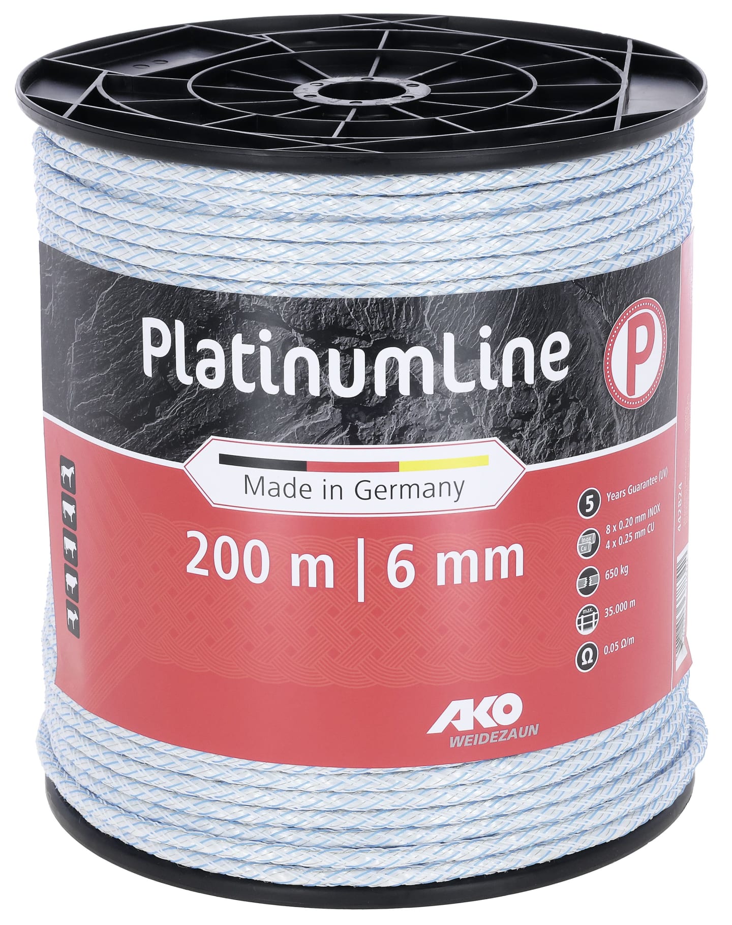 Ako Elektroseil "PlatinumLine" weiß; blau