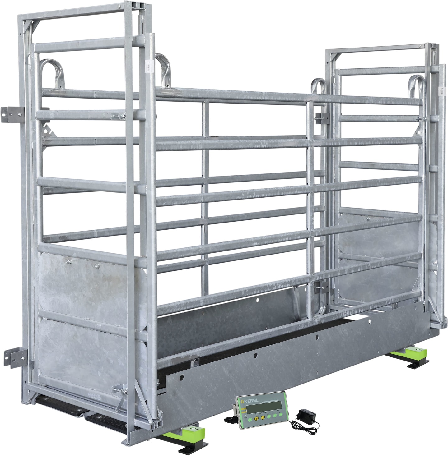 KERBL Tierwaage "AniScale" Wägebereich 0 – 1.500 kg, mit Fangstand, 291355
