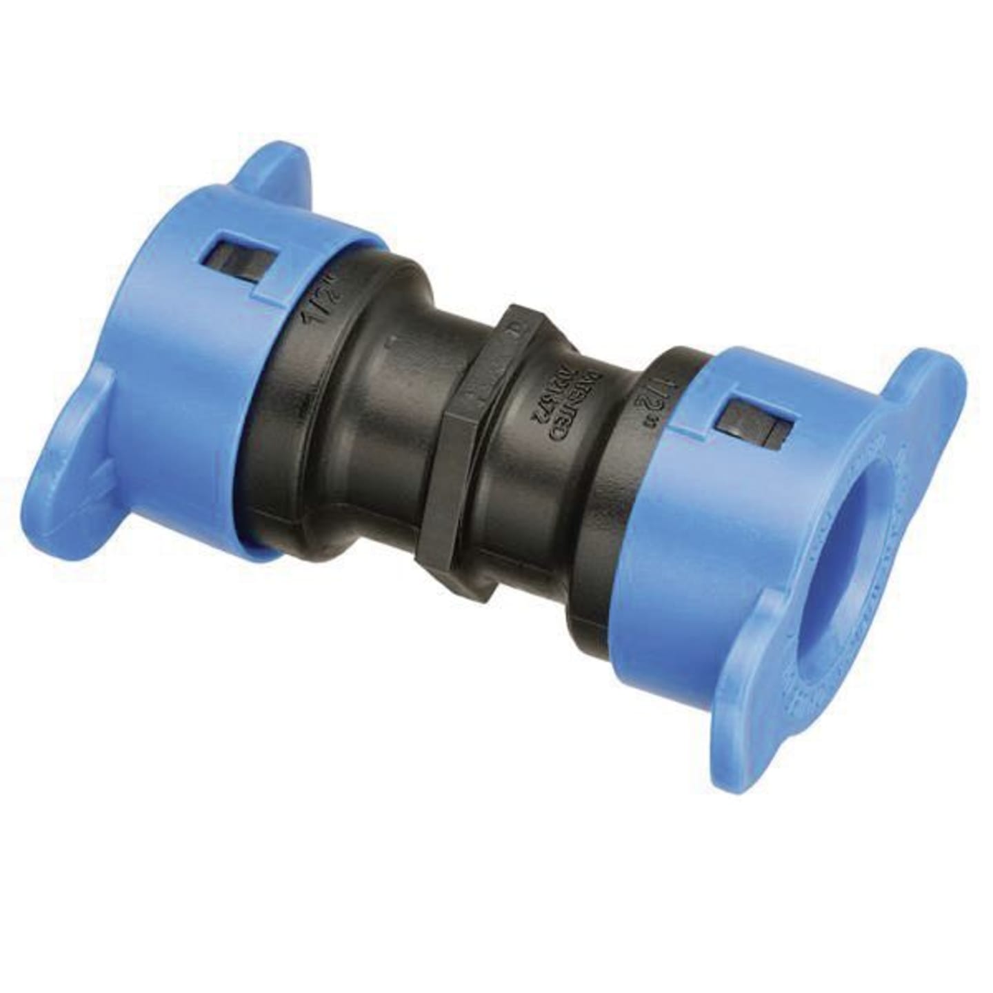 irritec® Verbinder gerade, Rohranschluss beidseitig, Blu-Lock, INMBL429005