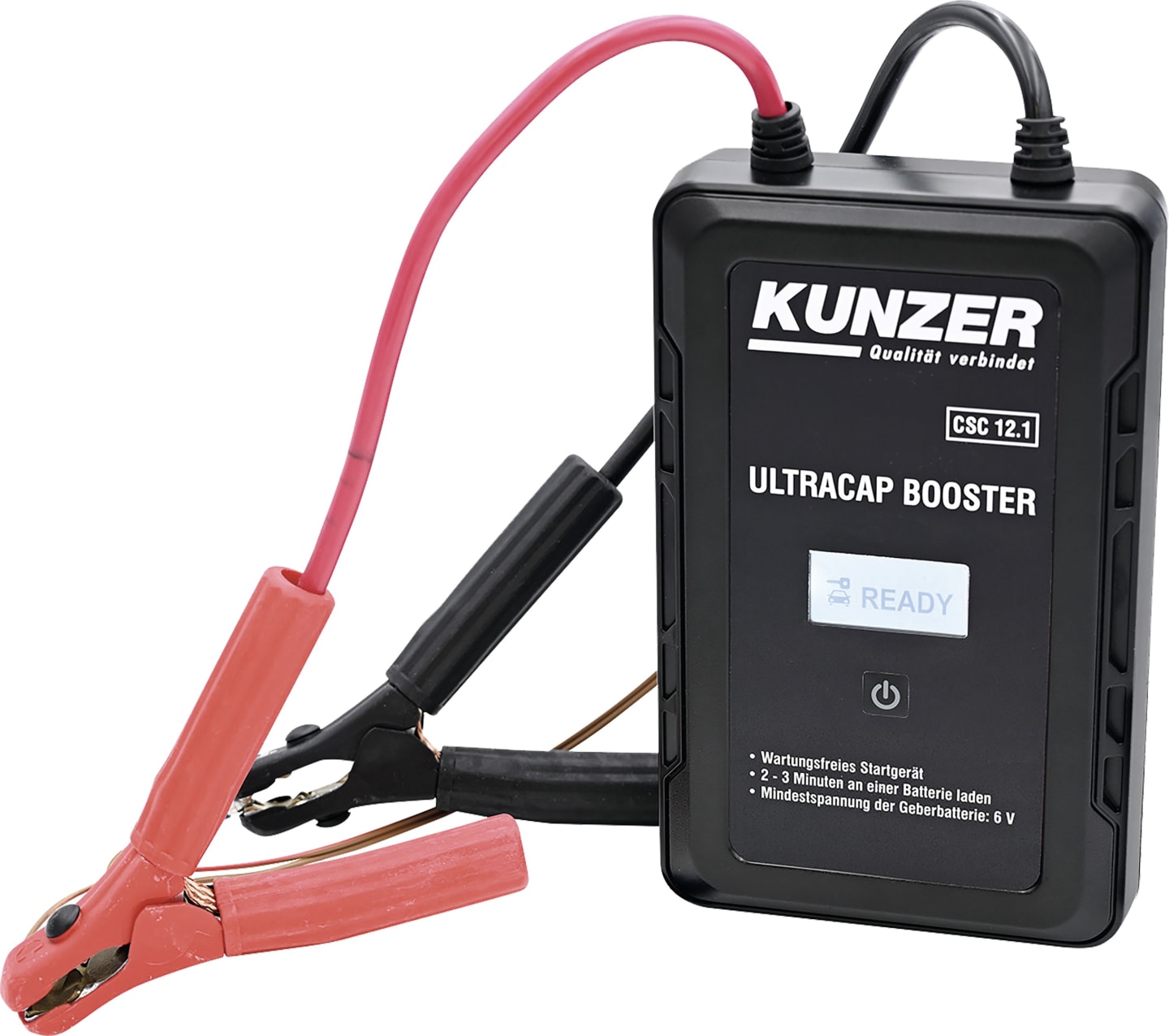KUNZER Starthilfe "Ultracap Booster" Startstrom 12 V 800 A, mit Ultrakondensatortechnik, CSC 12.1