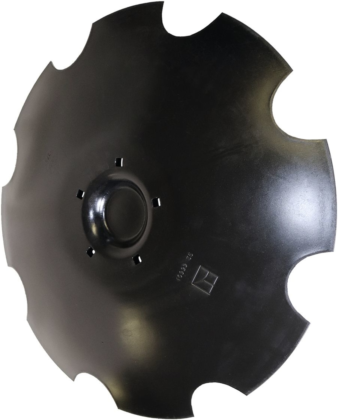 NIAUX 200 Eggenscheibe 645 x 6 mm, LK 155 mm, gewölbt, gezahnt, für Lemken, 31-3744