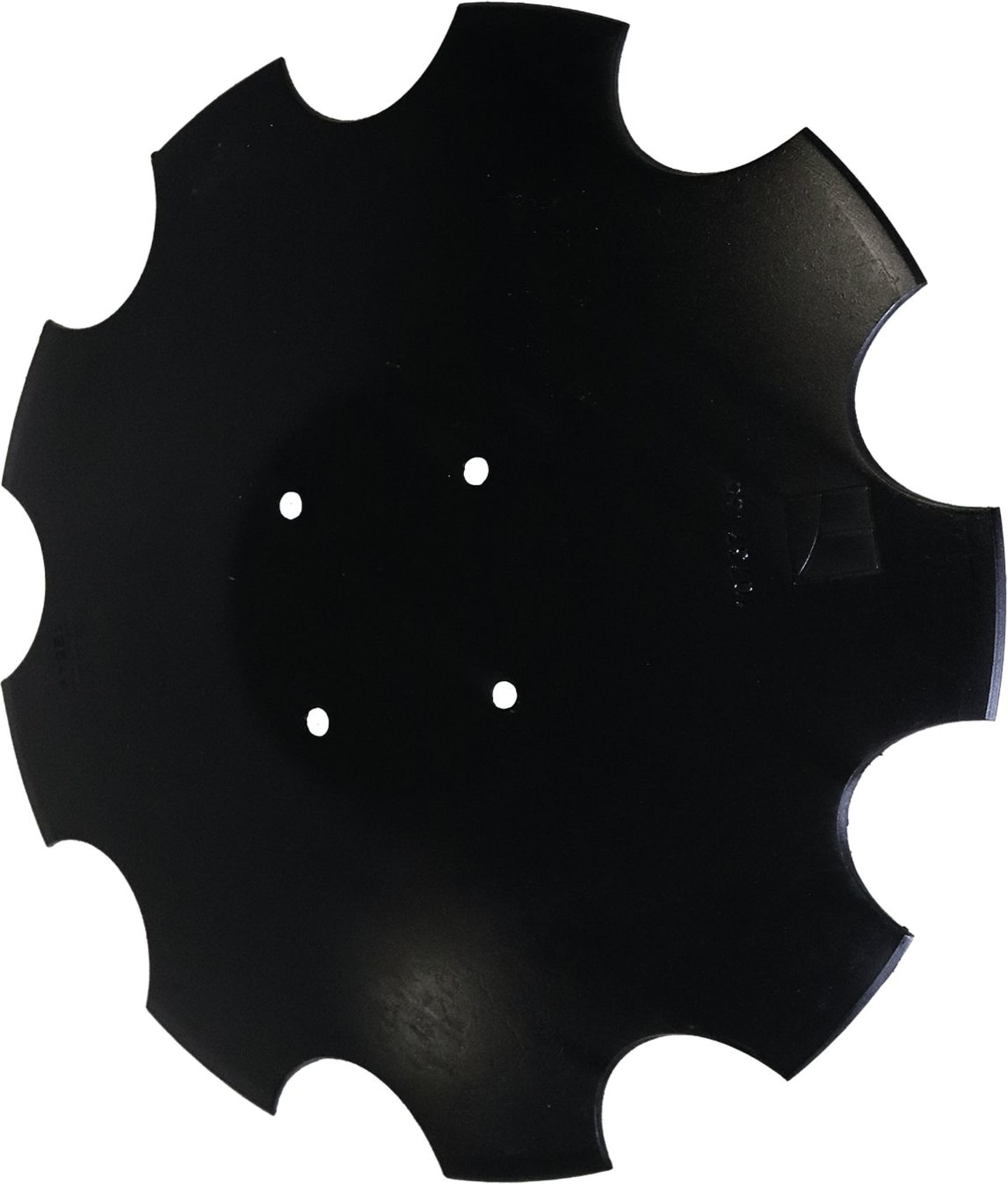 NIAUX 200 Eggenscheibe 460 x 4 mm, LK 120 mm, gewölbt, gezahnt, flacher Ansatz, 9 Zähne, für Amazone/BBG, 31-0587