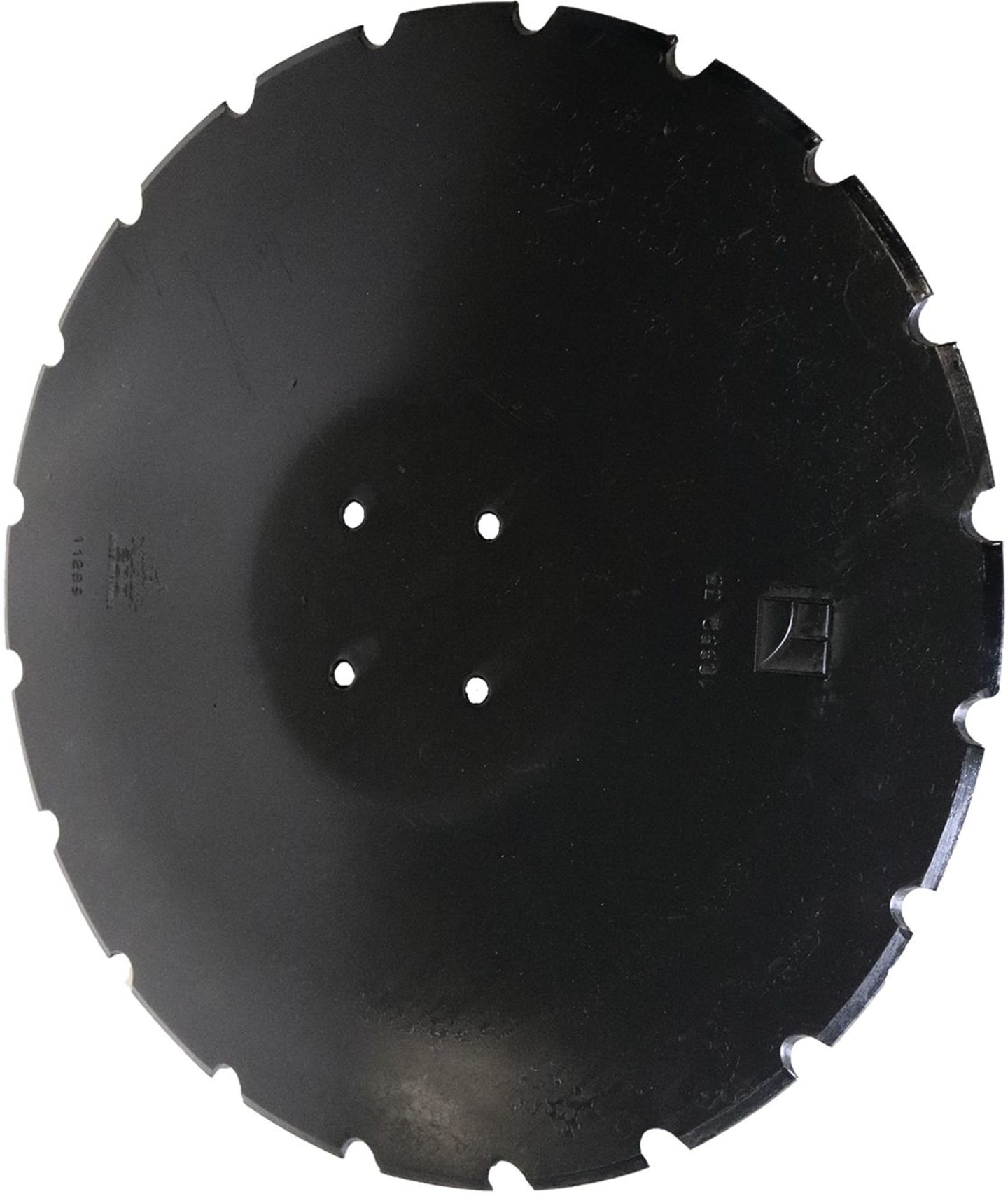 NIAUX 200 Eggenscheibe 460 x 4 mm, LK 120 mm, gewölbt, gezahnt, flacher Ansatz, 20 Zähne, für Amazone/BBG, 31-0586