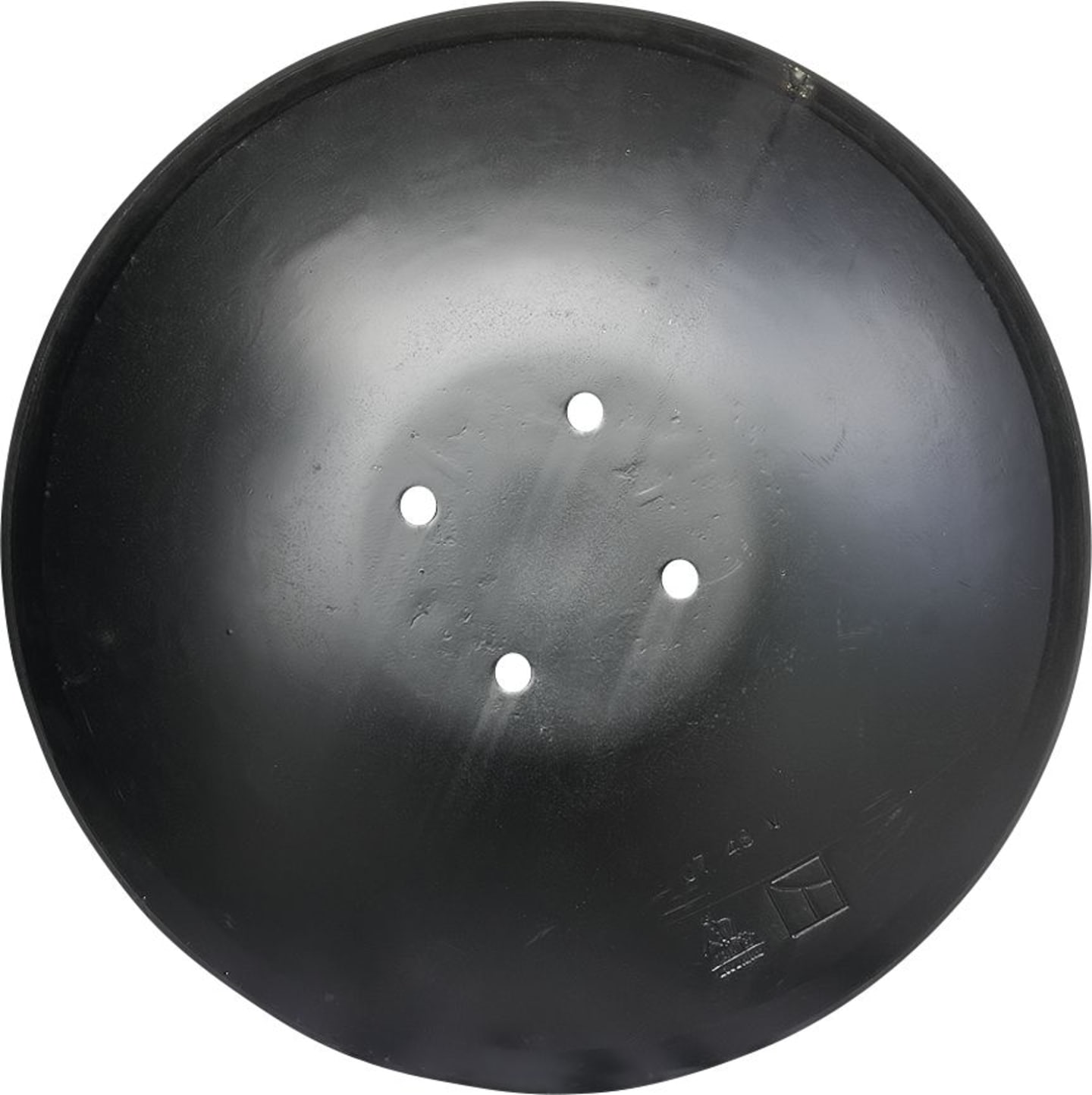 NIAUX 200 Eggenscheibe 580 x 5 mm, LK 110 mm, gewölbt, glatt, flacher Ansatz, für Pöttinger, 31-1021