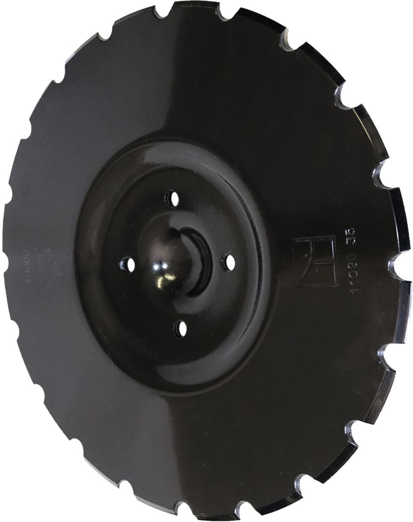NIAUX 200 Säscheibe 410 x 5 mm, LK 104 mm, gerade, gezahnt, für Sämaschine Väderstad Rapid 300, 400, 600, 800 (Nr. 159937), 31-003774