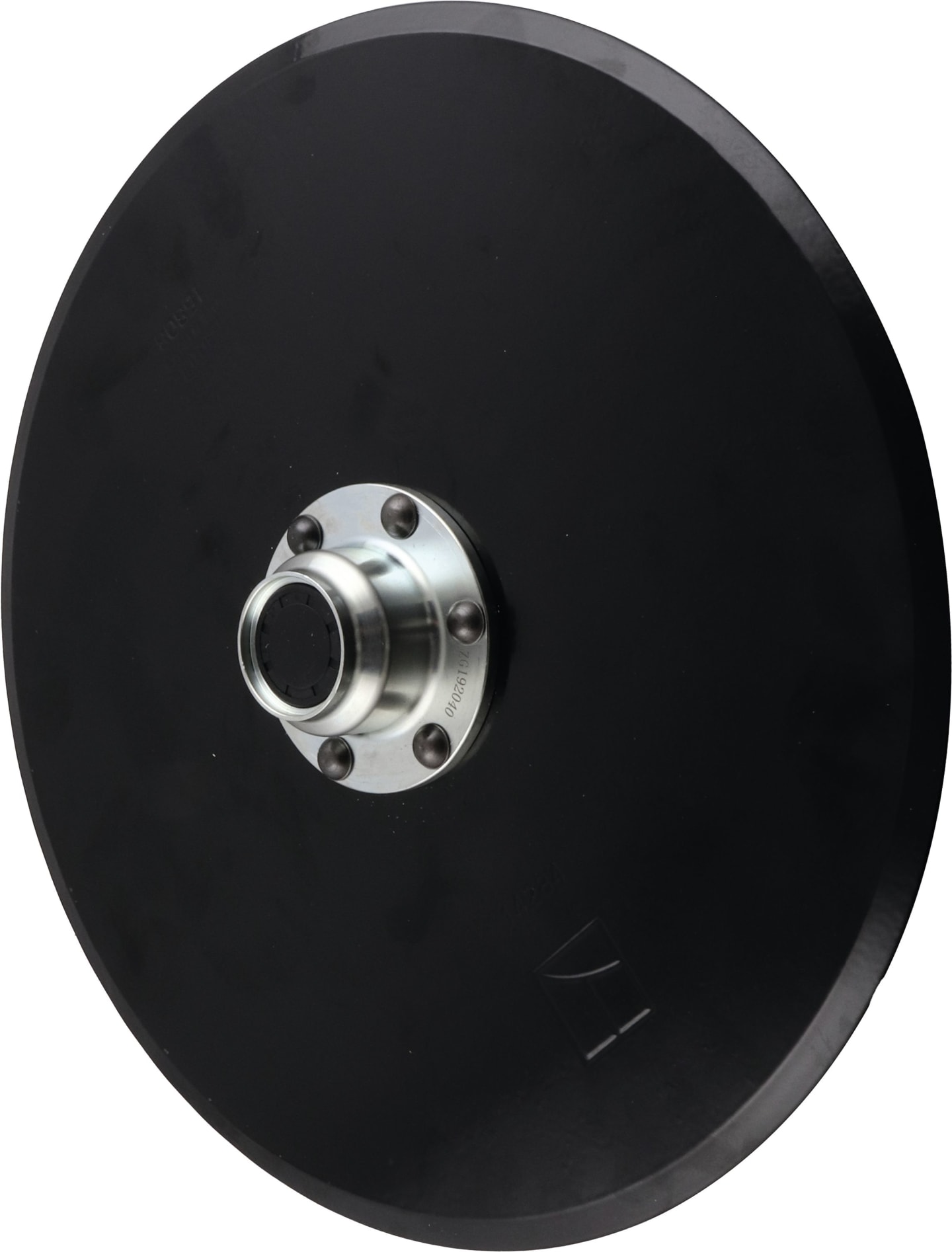 NIAUX 200 Säscheibe 382 x 4 mm, LK 80 mm, gerade, glatt, mit Lager und Nieten, für Sämaschine Väderstad, 31-004076.1