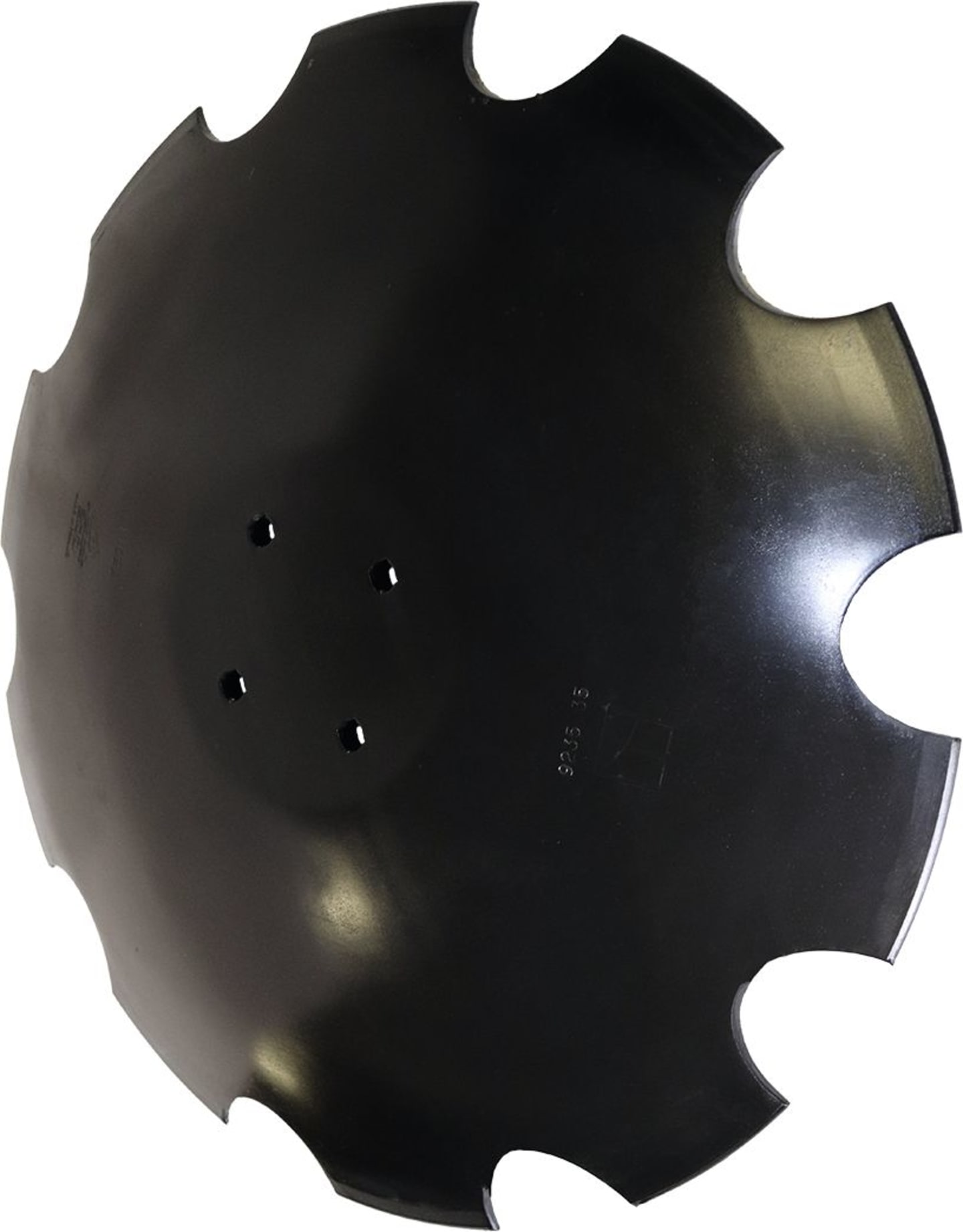 NIAUX 200 Eggenscheibe 610 x 5 mm, LK 110 mm, gewölbt, gezahnt, flacher Ansatz, für Agrisem, 31-0592