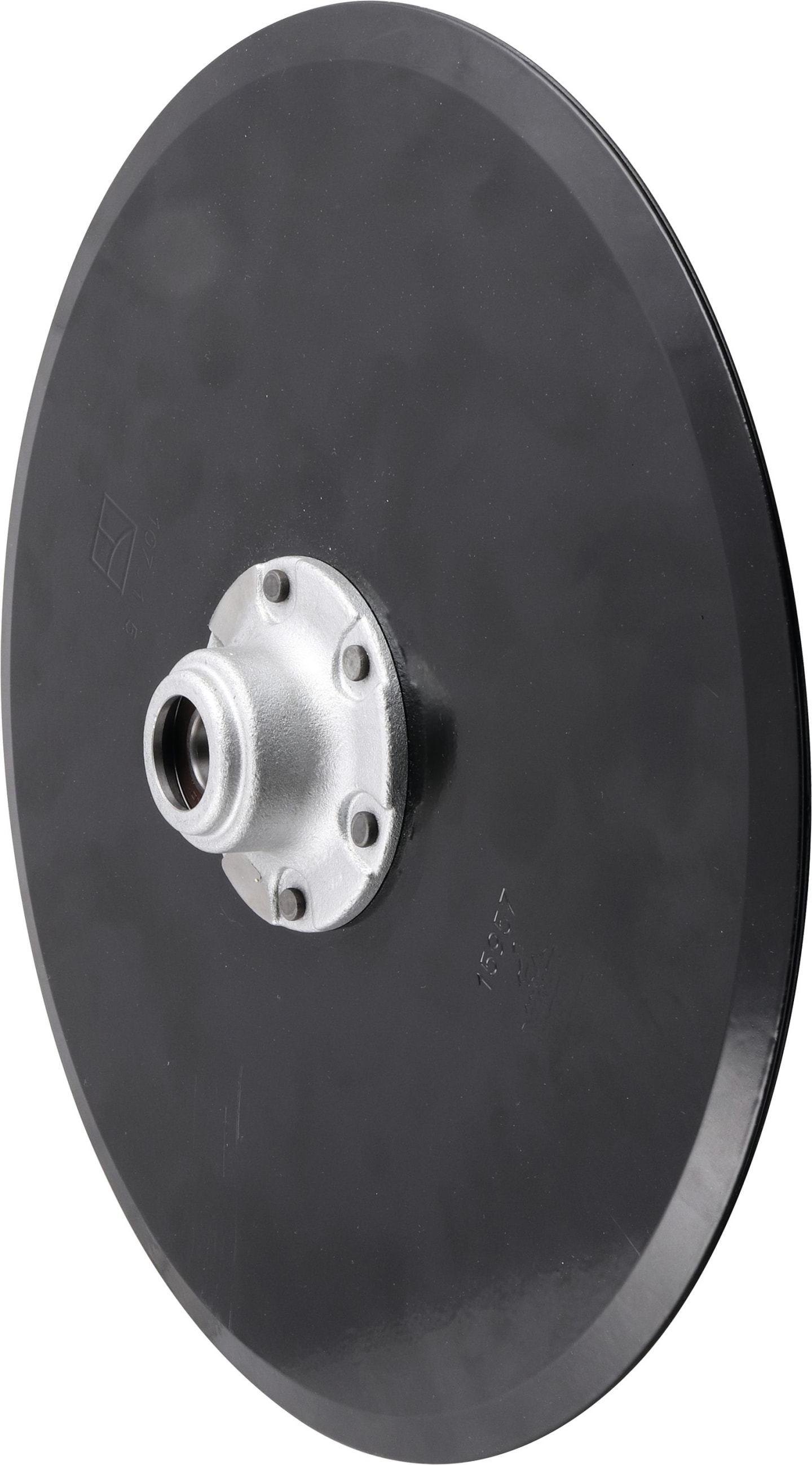 NIAUX 200 Säscheibe 380 x 4 mm, LK 85 mm, gerade, glatt, mit Lager und Nieten, für Sämaschine Kuhn, 31-0964.0