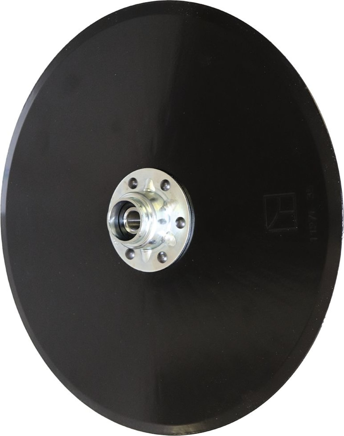 NIAUX 200 Säscheibe 382 x 3,5 mm, LK 73 mm, gerade, glatt, mit Lager und Nieten, für Sämaschine John Deere, Kinze, 31-34013.1