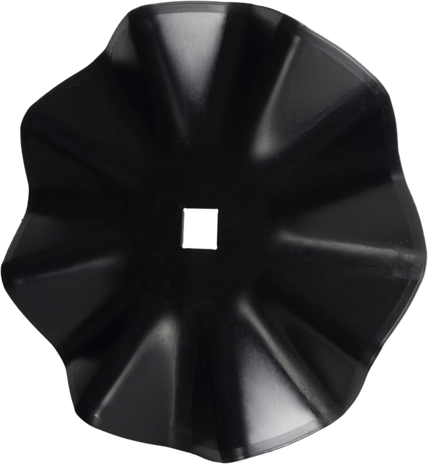 NIAUX 200 Eggenscheibe 490 x 5 mm, ZB Vierkant, 31 x 31 mm, gerade, gewellt, für universal, 31-451130