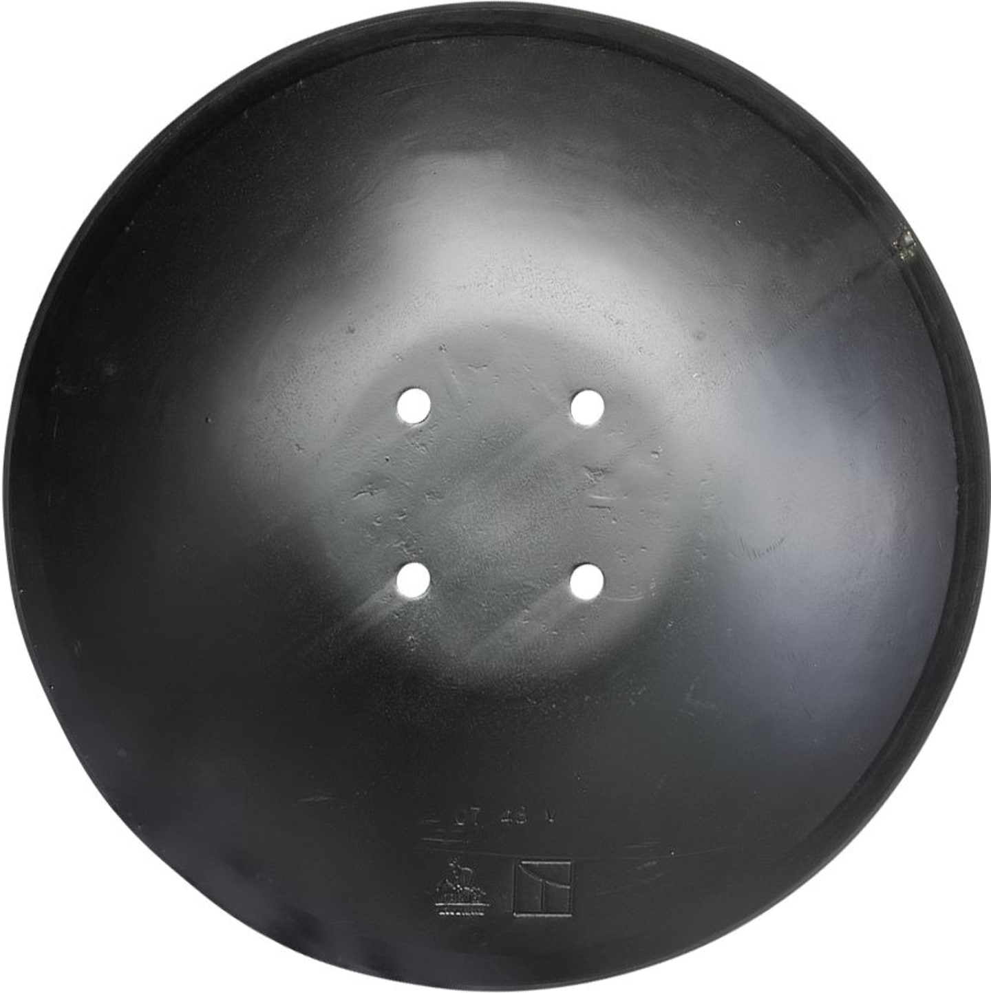 NIAUX 200 Eggenscheibe 510 x 4 mm, LK 110 mm, gewölbt, glatt, flacher Ansatz, für Pöttinger, 31-0583