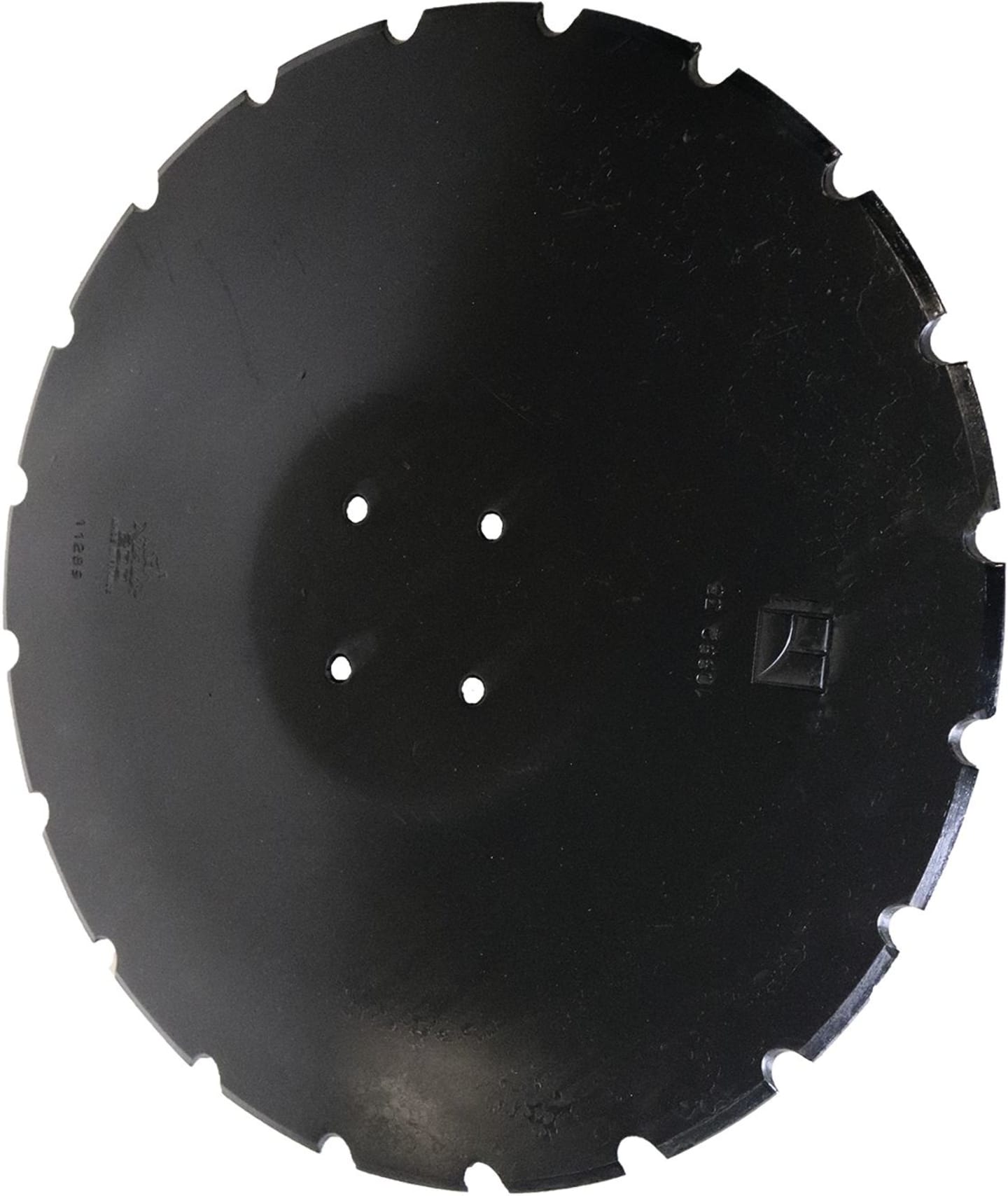 NIAUX 200 Eggenscheibe 510 x 5 mm, LK 98 mm, gewölbt, gezahnt, für Grégoire Besson, Rabe, 31-0923
