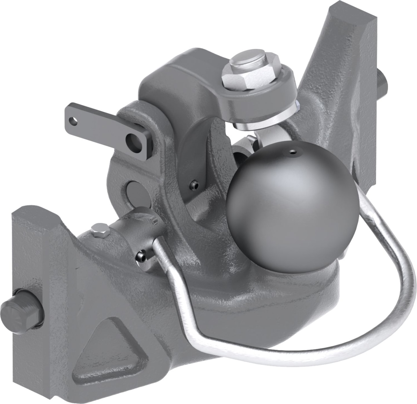 scharmüller Kugeleinsatz "K80® Light" 311/22/30 mm, Fendt grau, für Traktor, 05.6311.55-A11