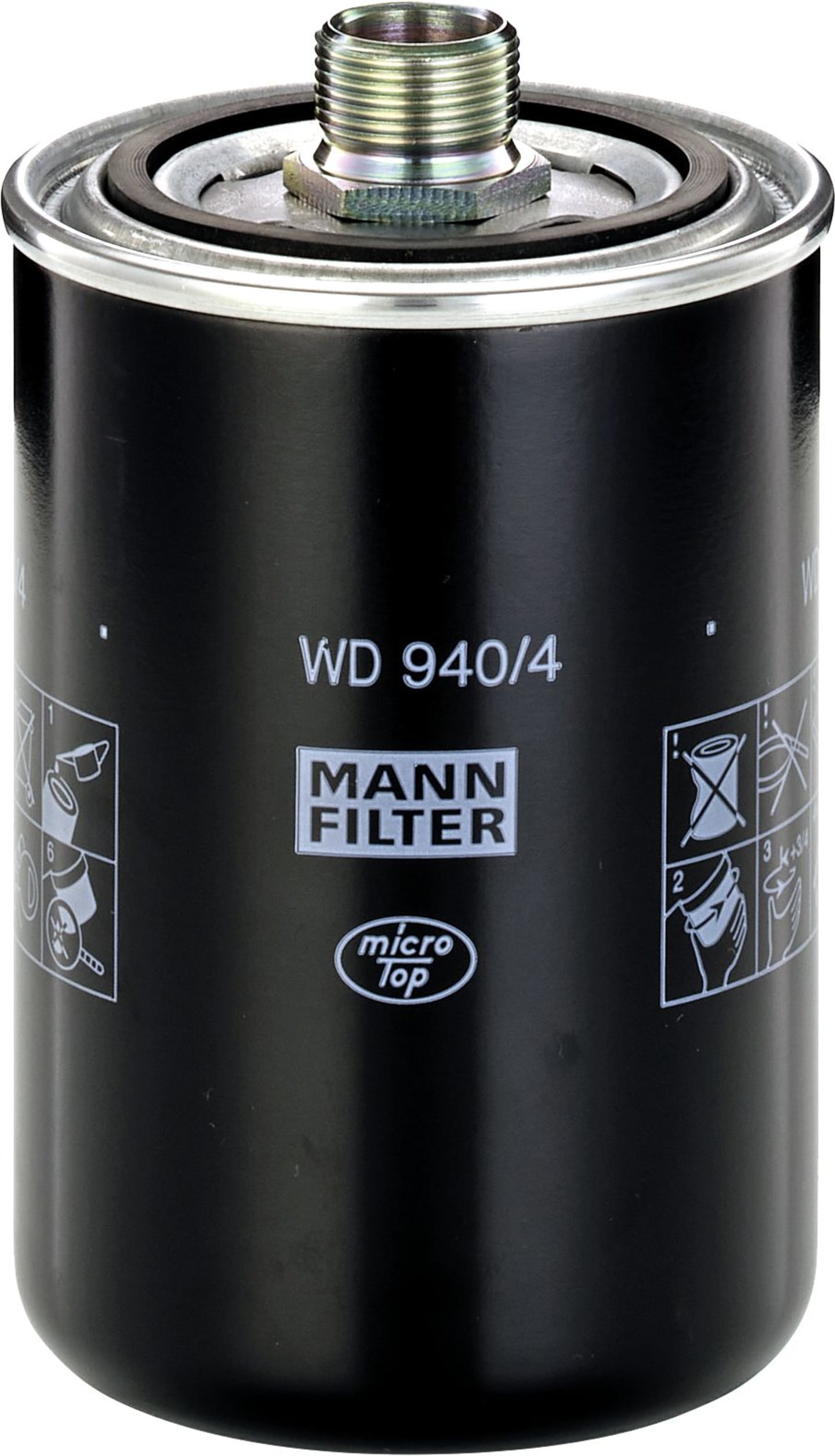 MANN Hydraulik-/Getriebeölfilter "WD 940/4"