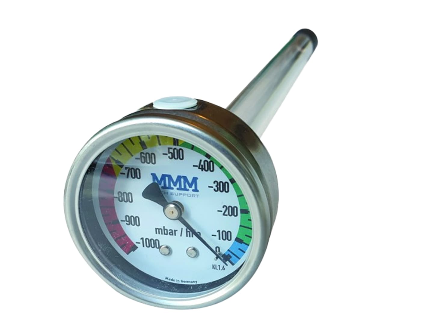 MMM Manometer "T2", oben ablesbar, für Tensiometer, T2-M-Q