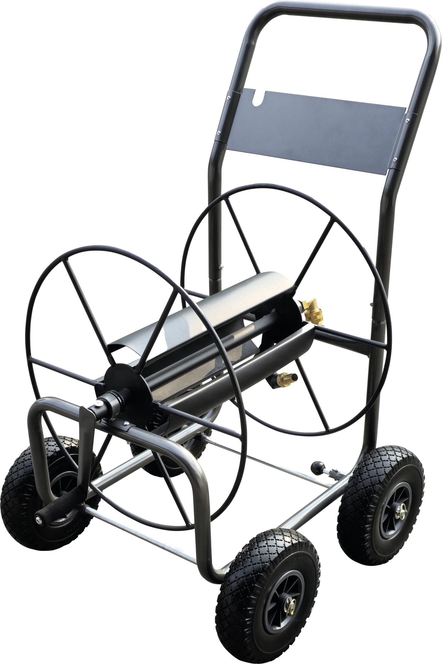 Sirocco® Schlauchwagen Anschluss 3/4" Stahl pulverbeschichtet Schlauchkapazität 3/4" – 110 m, 070 41130