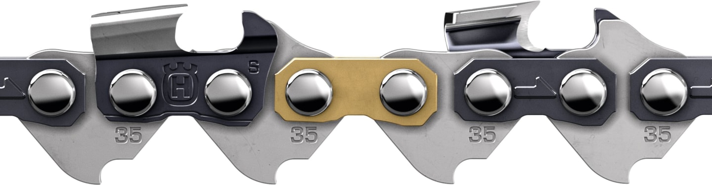 Husqvarna® Sägekette "X-CUT S35G", .325", .058"/1,5 mm, Halbmeißel, abgelängt