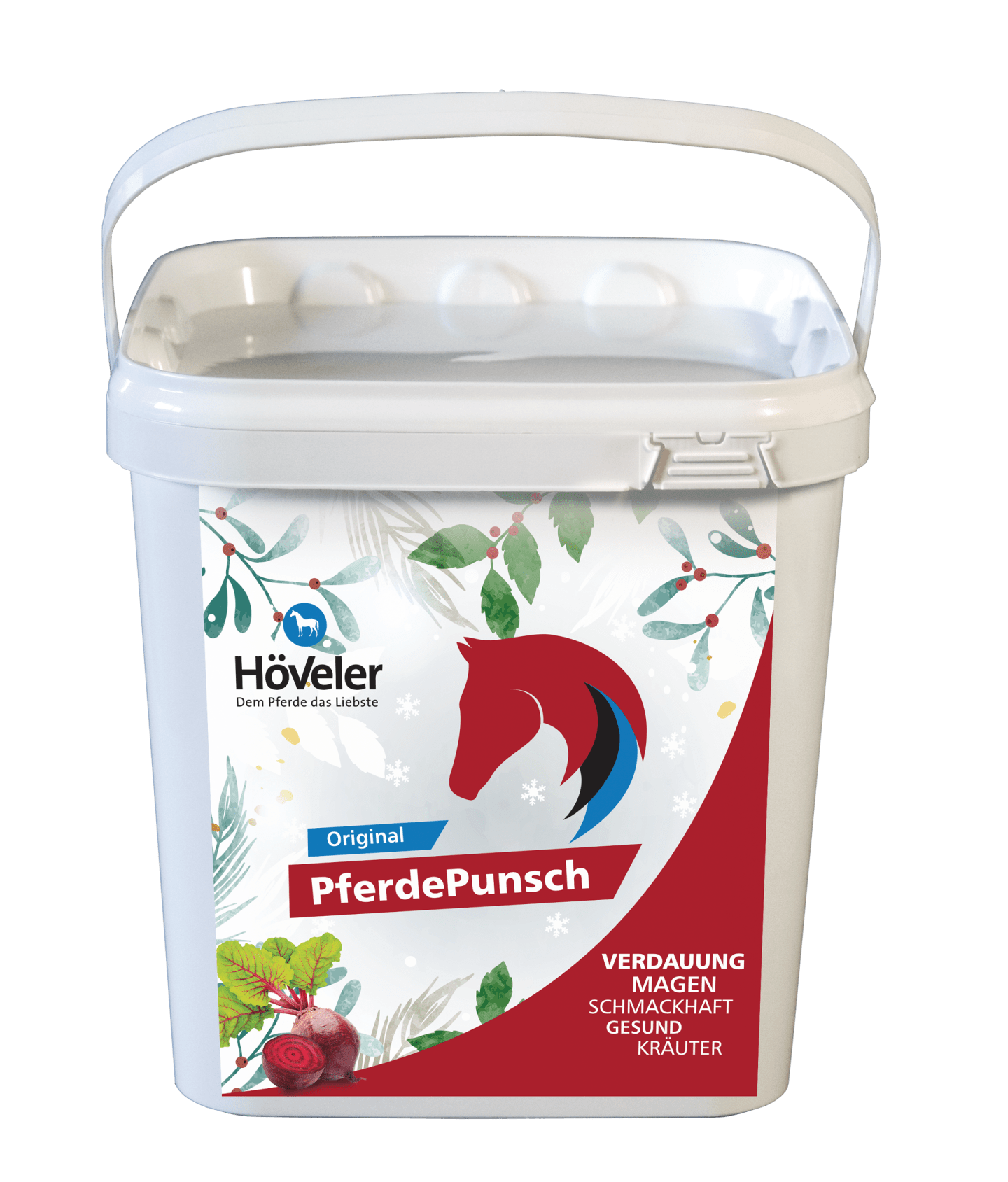 Höveler PferdePunsch Mash mit Prebiotika und Kräutern 5 kg Eimer