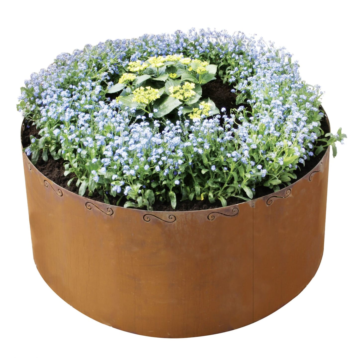 bellissa Hochbeet Corten 110 x 110 x 50 cm braun Füllmenge 624 l