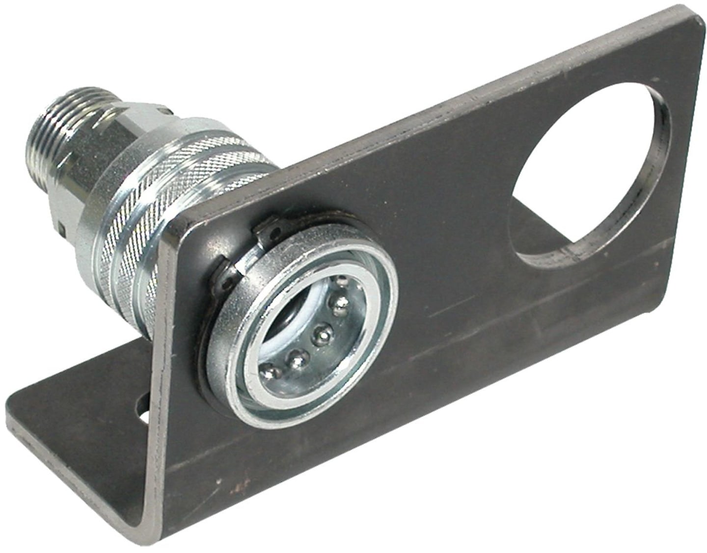 Halteblech zweifach für Hydraulikkupplungen Baugröße 03 (38,3 mm)