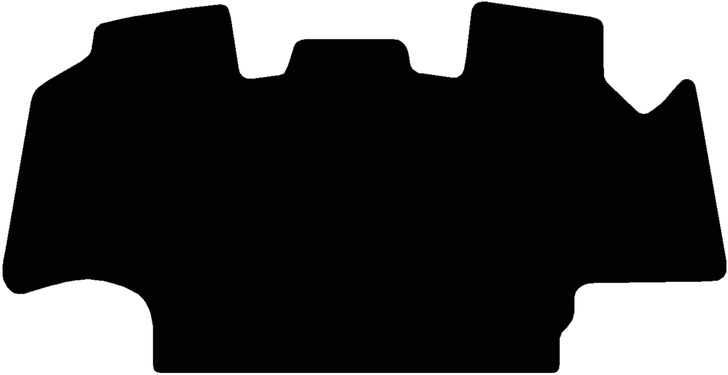Fußmatte Velours schwarz, für Ford New Holland Traktor Serie T8, ab Bj. 14