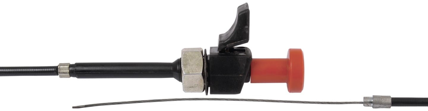 Bowdenzug 1.200 mm mit Zugknopf, für Absteller Traktor Traktor Fiat 600, 700, 800, 1000, -90