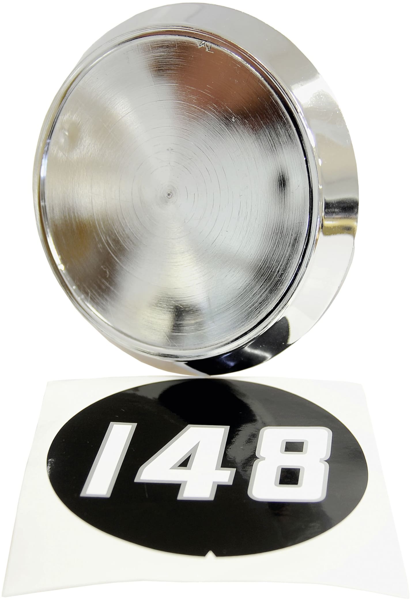 Typenaufkleber "148" mit Halter für Massey Ferguson 148