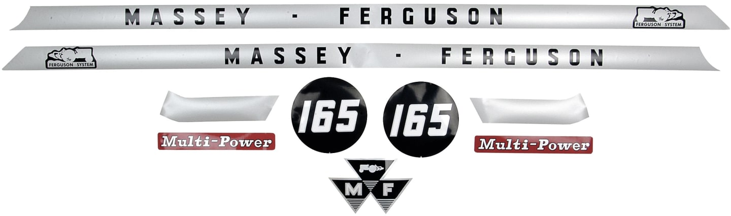 Aufklebersatz "MF 165" für Massey Ferguson