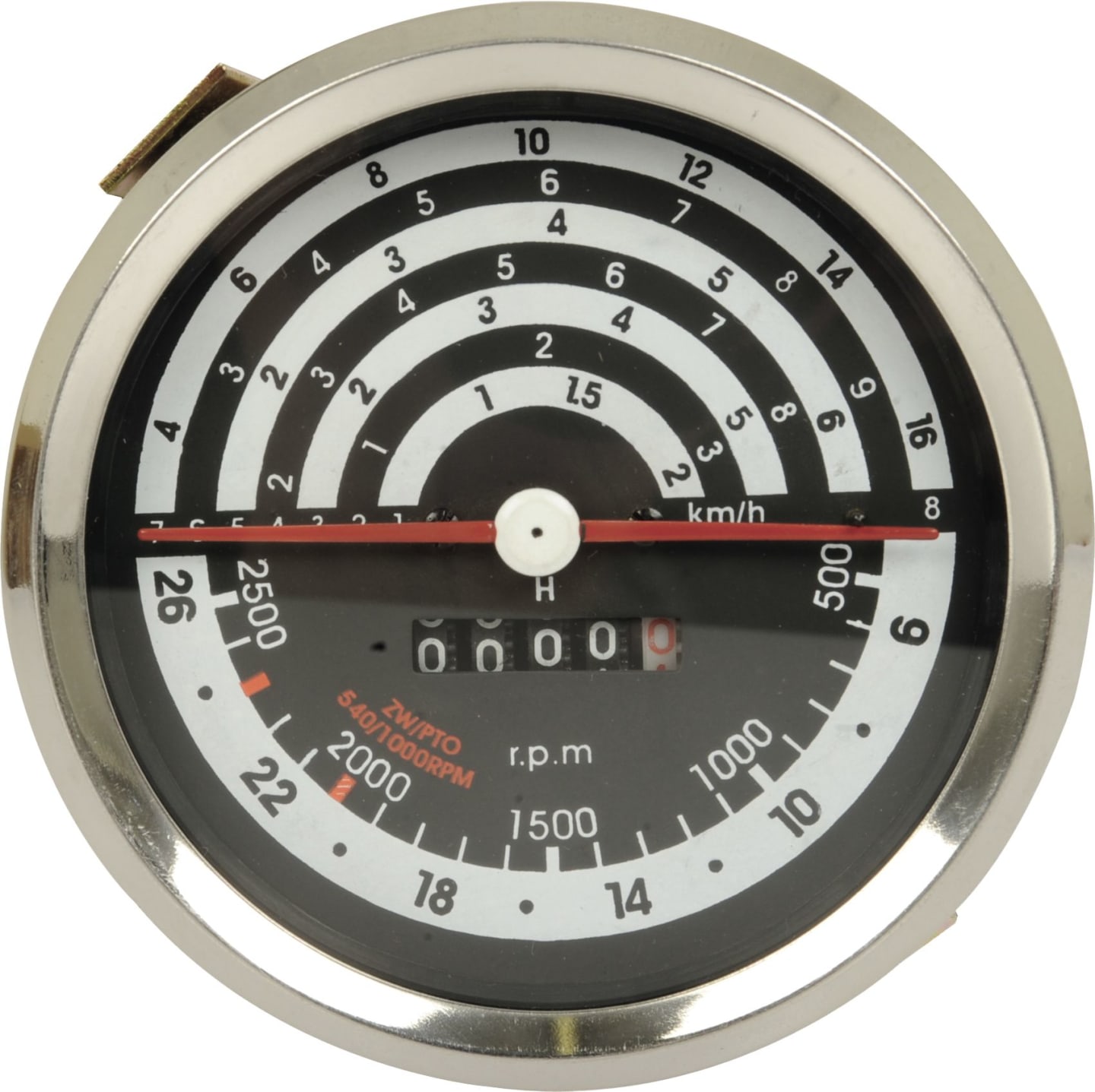 Traktormeter Ø 94/100 mm, 0 bis 26 km/h, rechtsdrehend, für Traktor Case IH 400, 500, 600, 700, 800