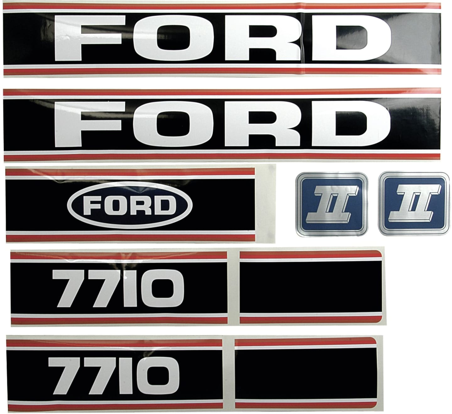 Aufklebersatz "Ford 7710 Force II" für Ford New Holland, Vergl. Nr. Ford New Holland: 83952744, EFPN16605GA