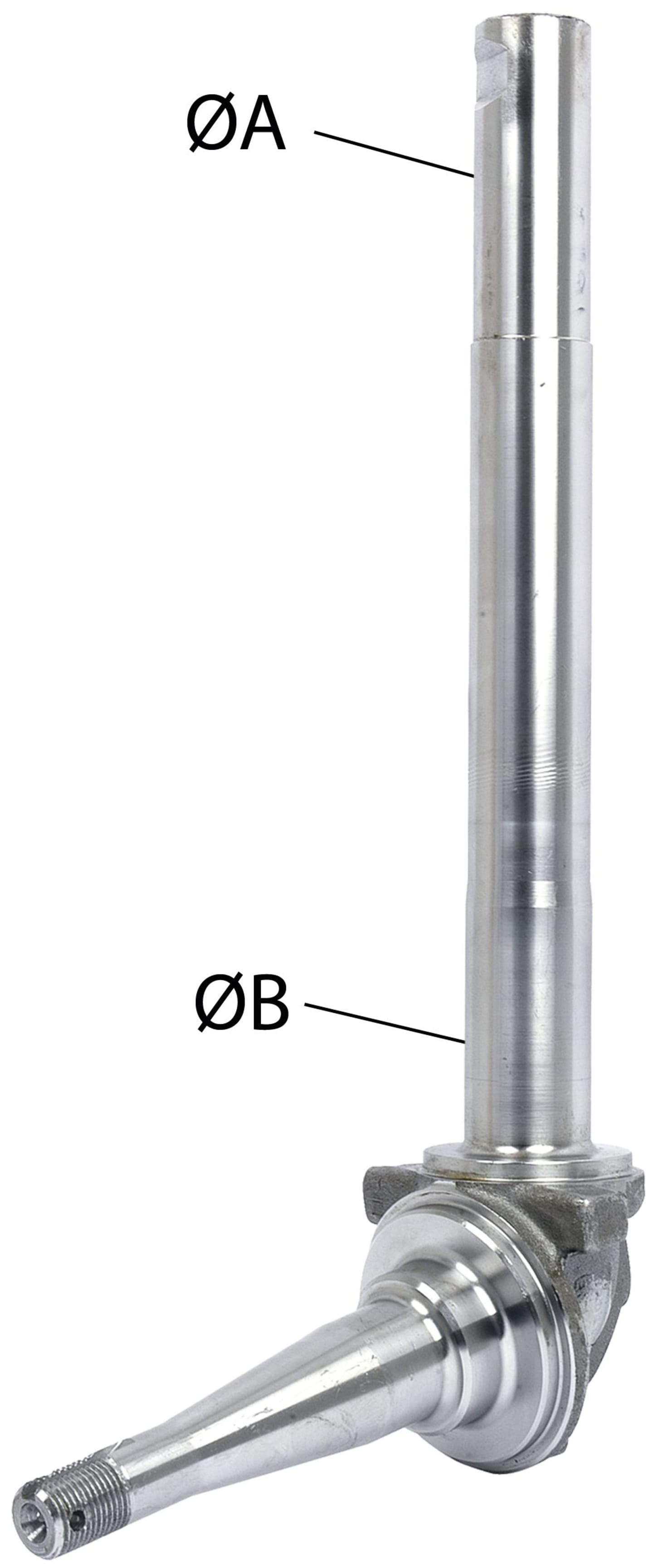 Achsschenkel rechts Länge 298,45 mm, für Ford New Holland 200, 300, 2000, 3000, 4000