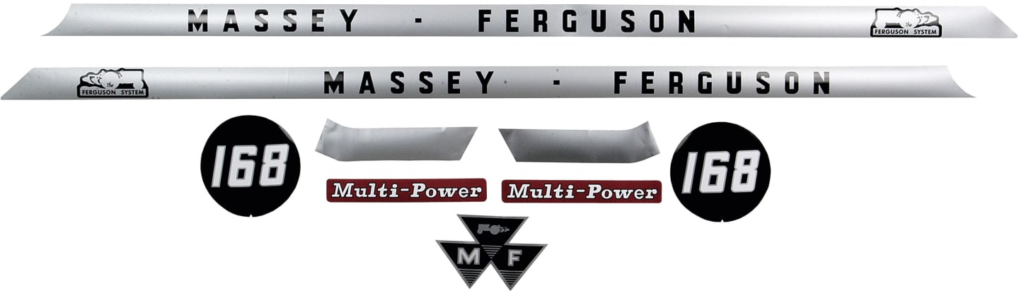 Aufklebersatz "MF 168" für Massey Ferguson