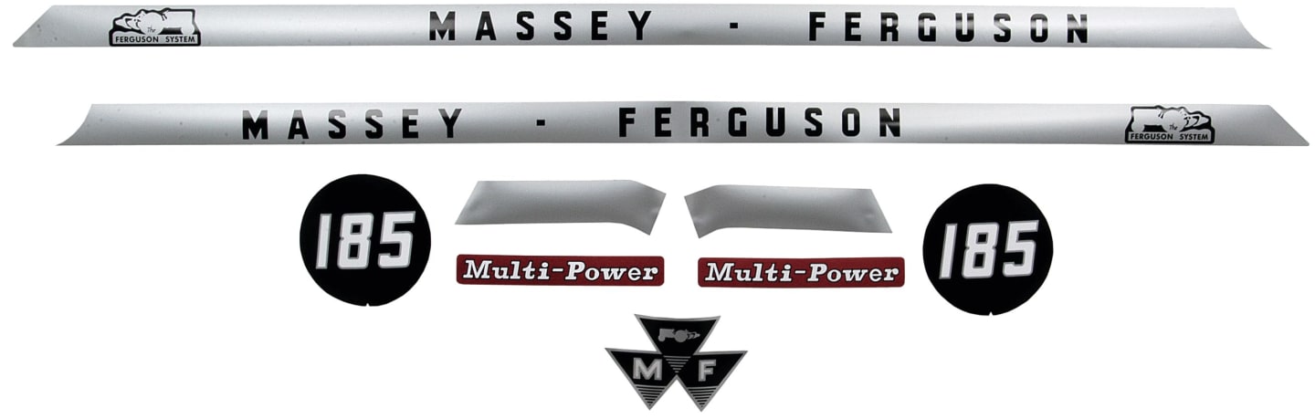 Aufklebersatz "MF 185" für Massey Ferguson