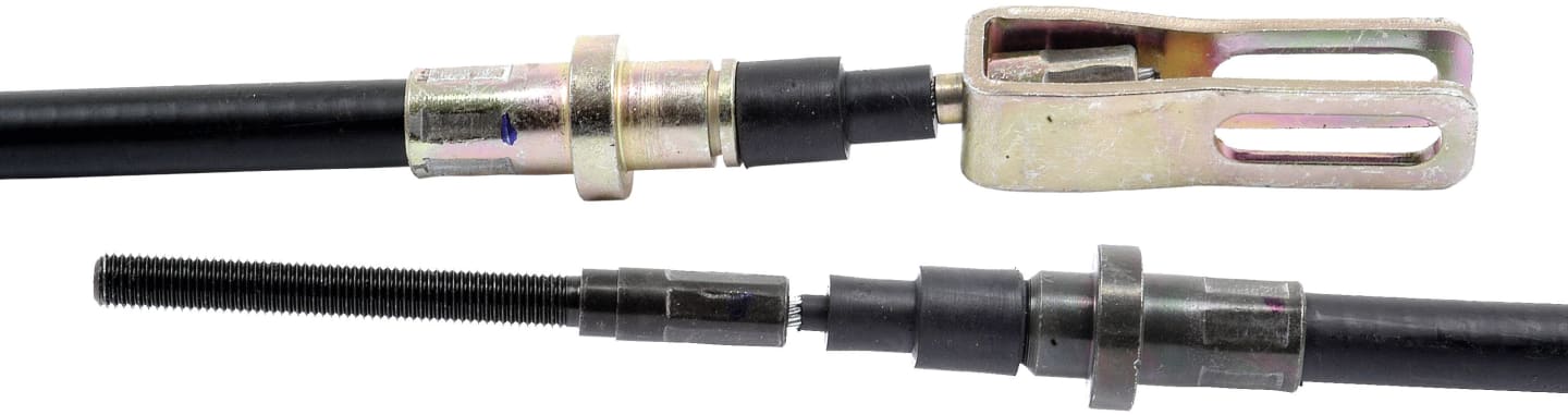 Bowdenzug 535 mm rechts für Handbremse Traktor Massey Ferguson 3000