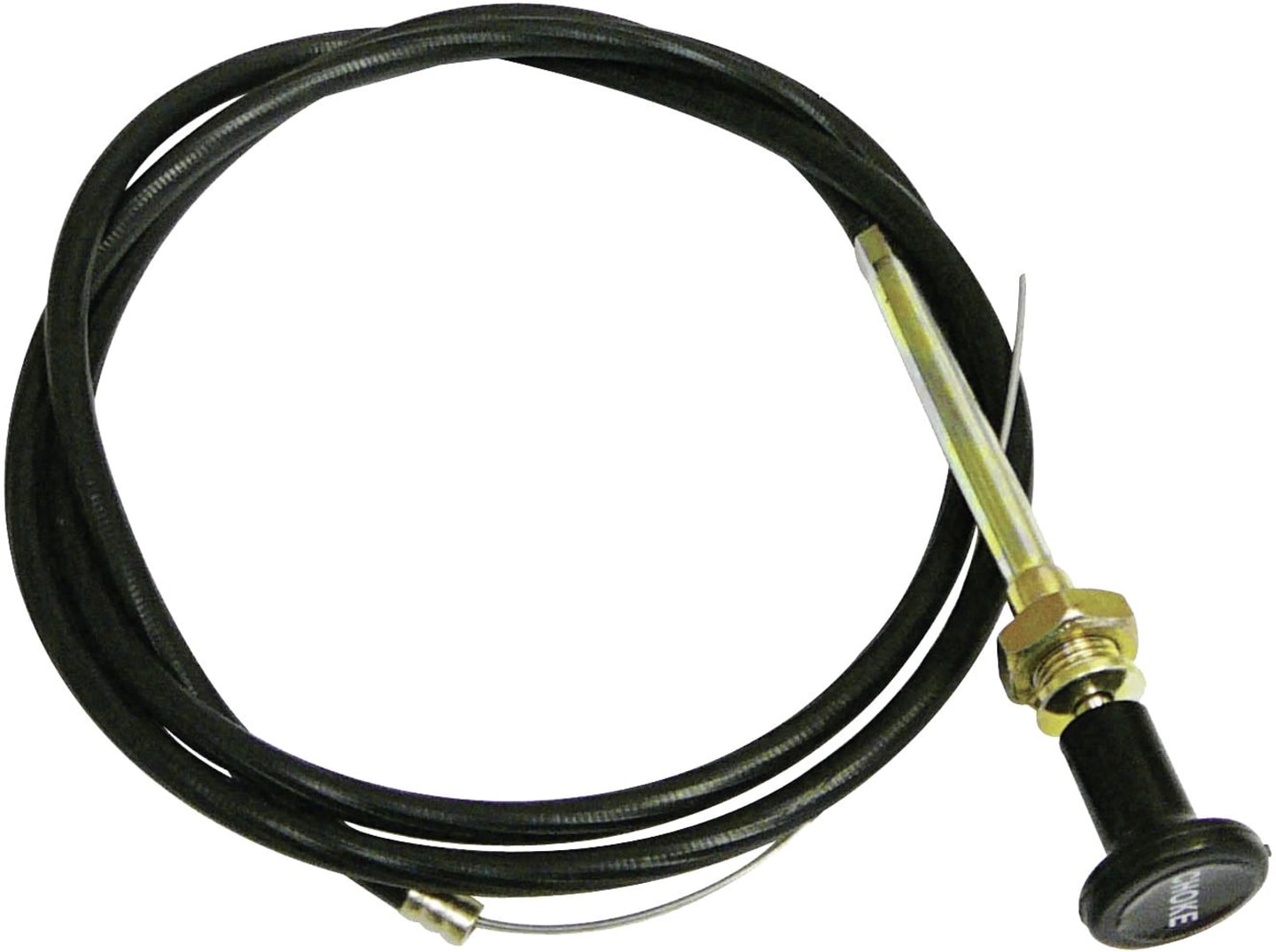 Bowdenzug 1.220 mm mit Zugknopf, für Absteller Traktor New Holland 2000, 3000, 4000