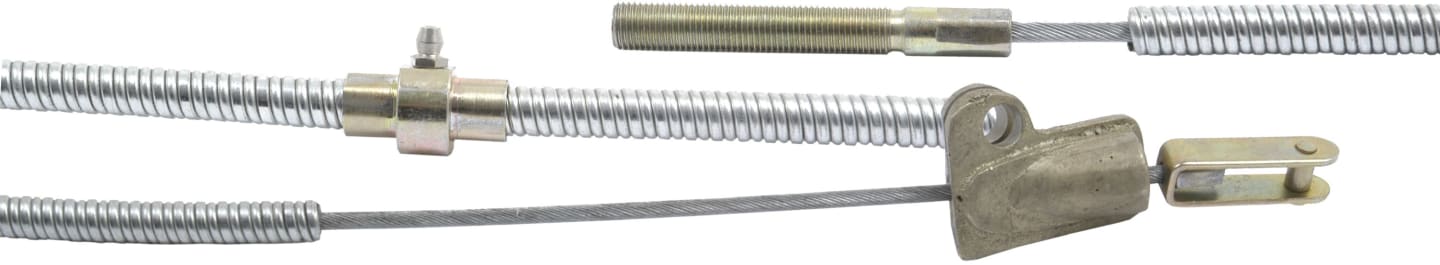 Bowdenzug 730 mm rechts für Handbremse Traktor Fordson Major, Super Major